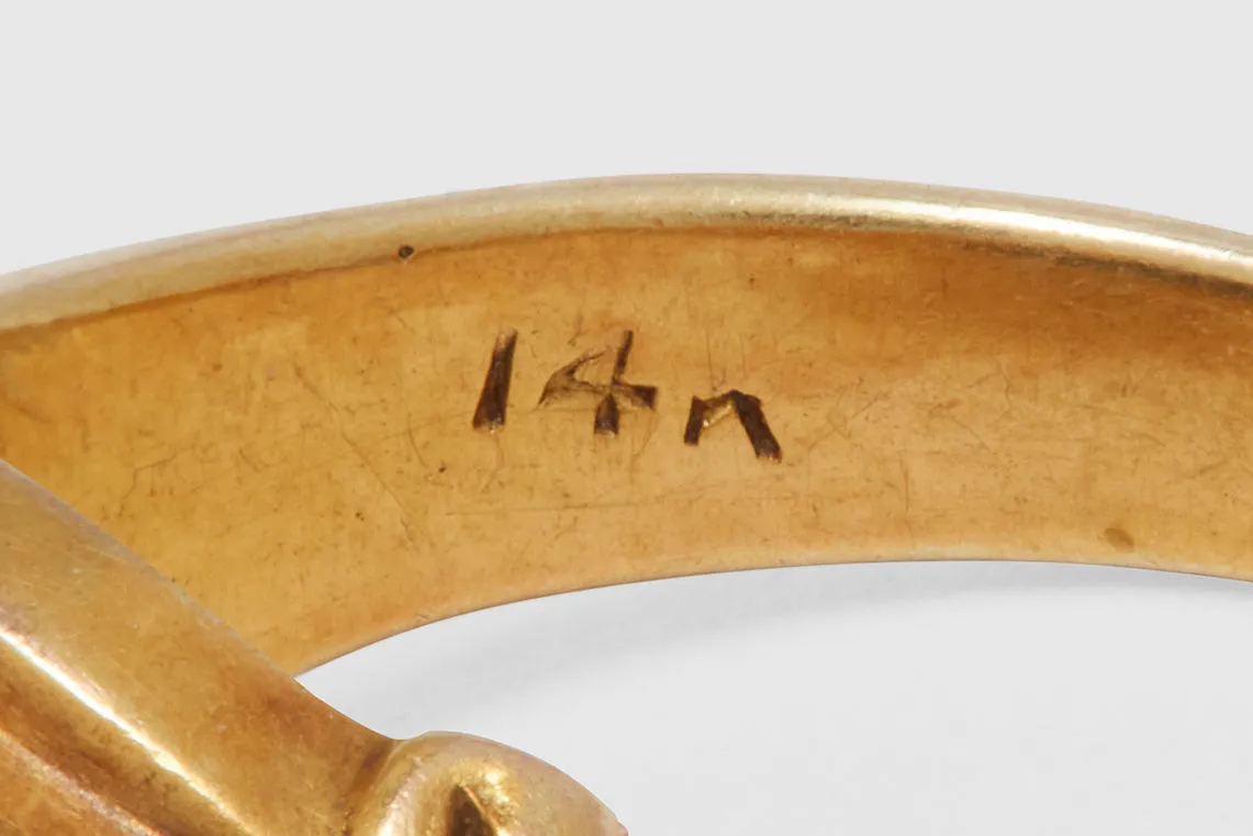14k Tiger Eye Ring
