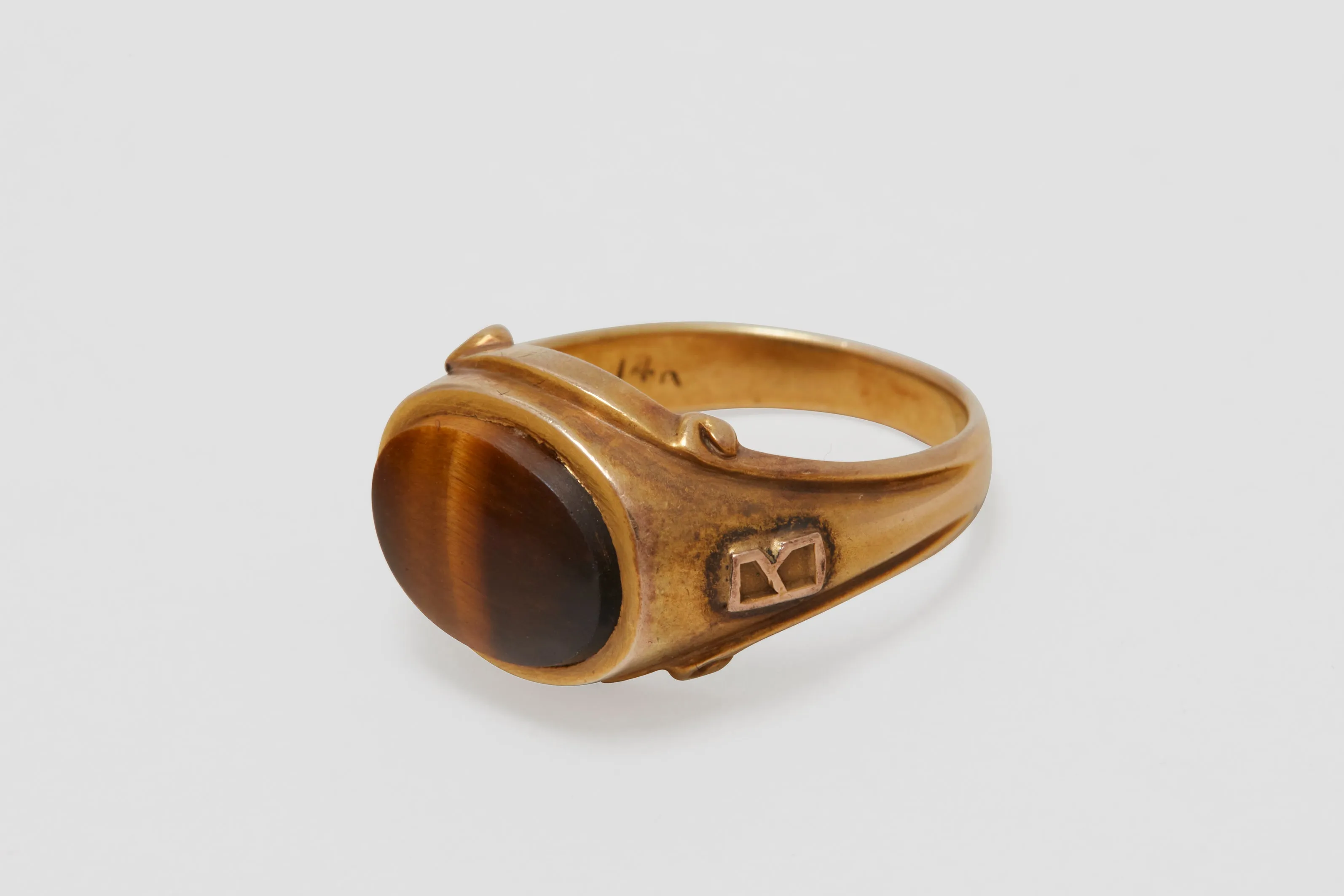 14k Tiger Eye Ring
