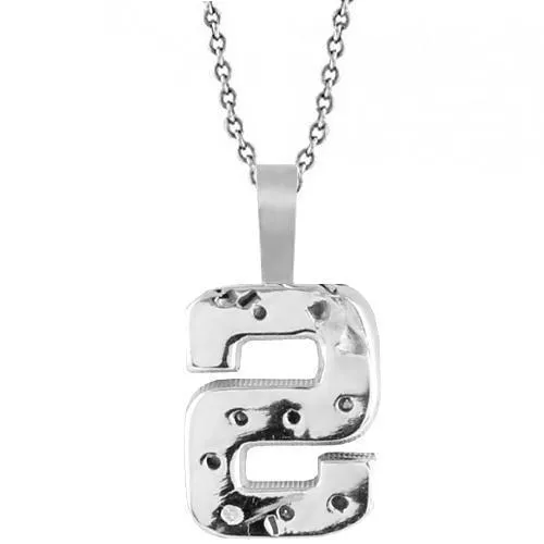 14K White Solid Gold Womens Initial Letter S Diamond Pendant 0.35 Ctw