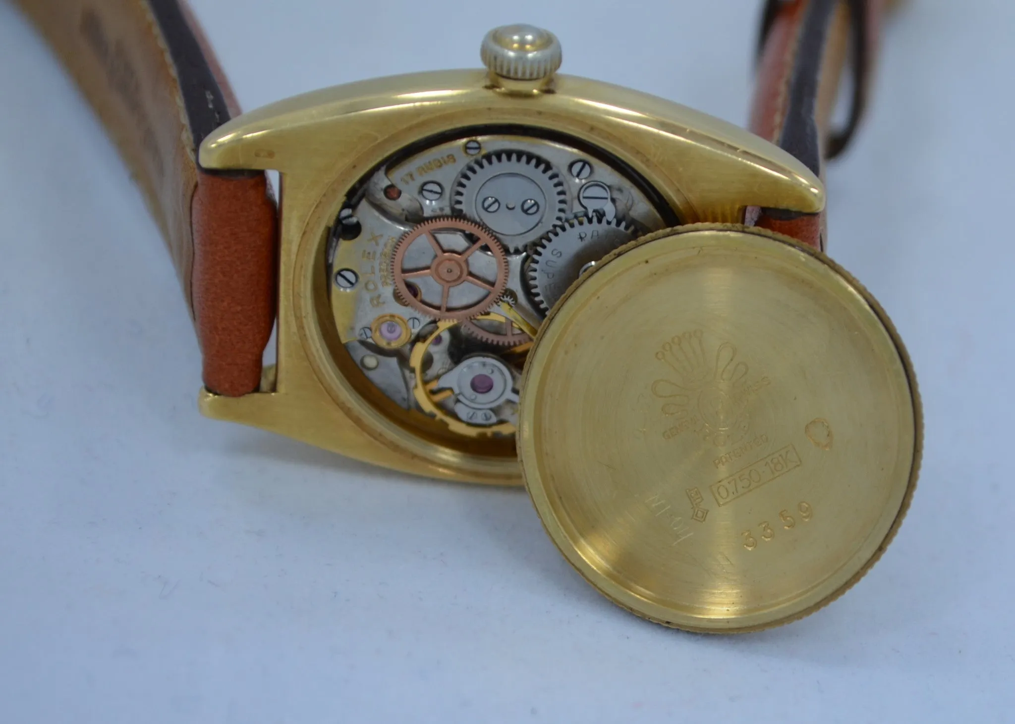 1934 Rolex 3359 Viceroy 18K Yellow Gold Manaual Wind Wristwatch