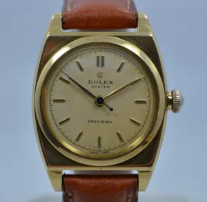 1934 Rolex 3359 Viceroy 18K Yellow Gold Manaual Wind Wristwatch