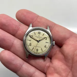 1945 Vintage Rolex Oyster Royal 4444 Shock Resisting Dial Manual Wristwatch