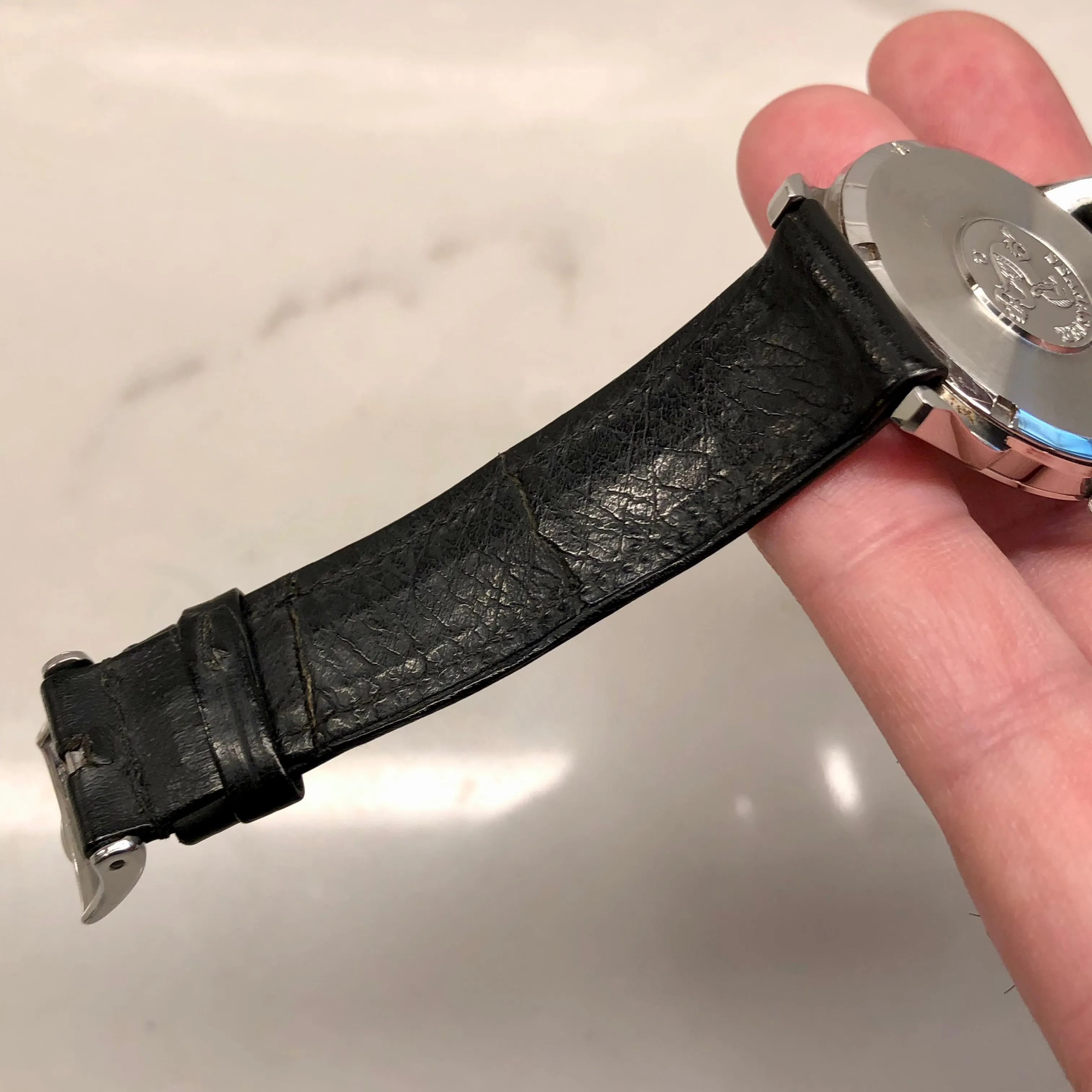1950s Omega Seamaster Stainless Steel Dress Watch Manual 35mm Wristwatch