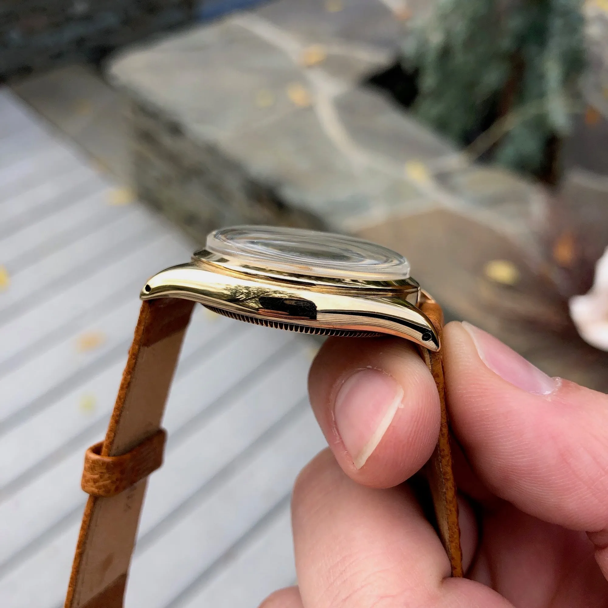 1958 Rolex 6022 Eaton Retailer Quarter Century Club Precision 14K Yellow Gold Vintage Wristwatch