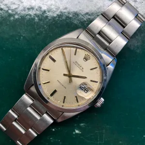 1961 Rolex Oysterdate Precision 6694 Stainless Steel Manual Wristwatch