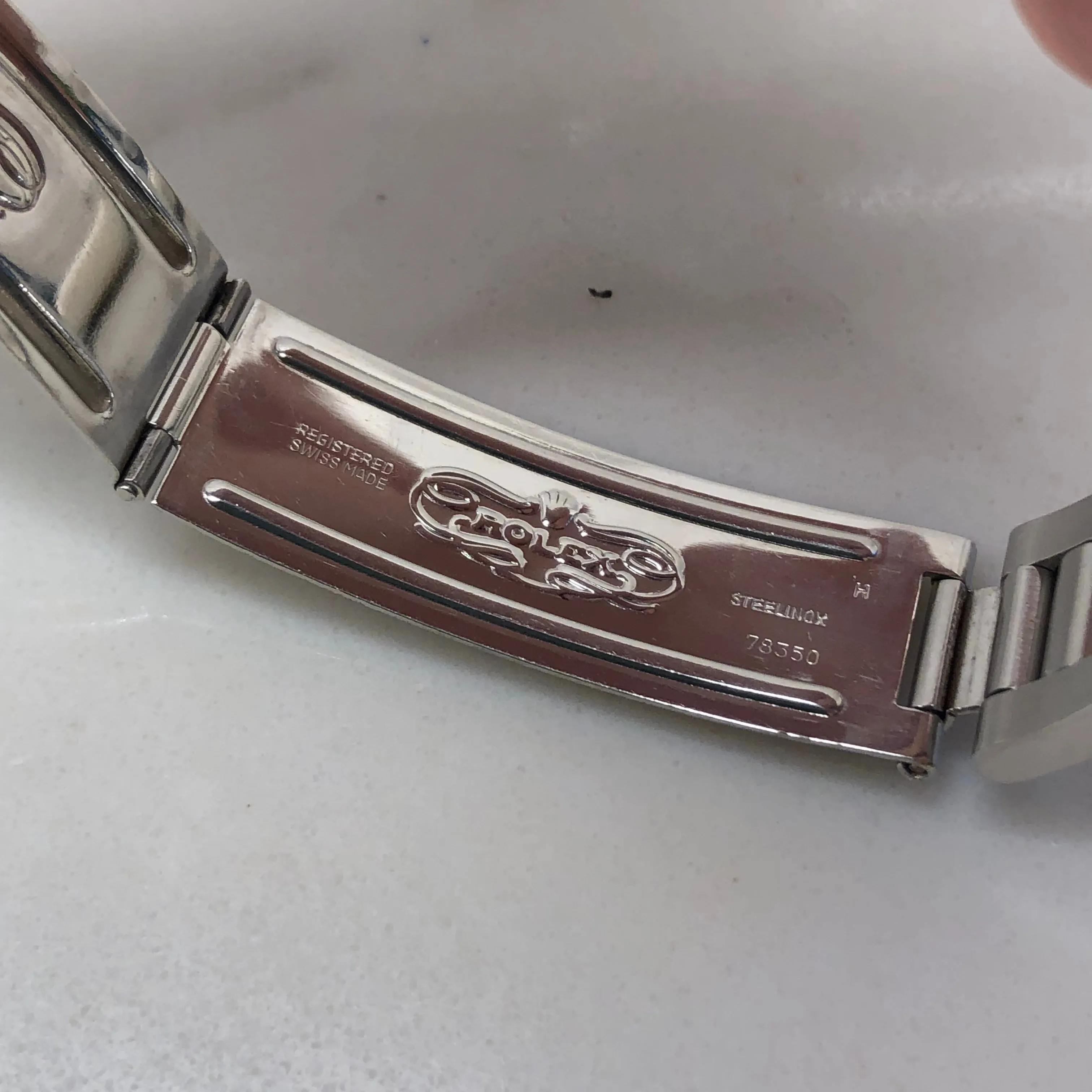 1961 Rolex Oysterdate Precision 6694 Stainless Steel Manual Wristwatch
