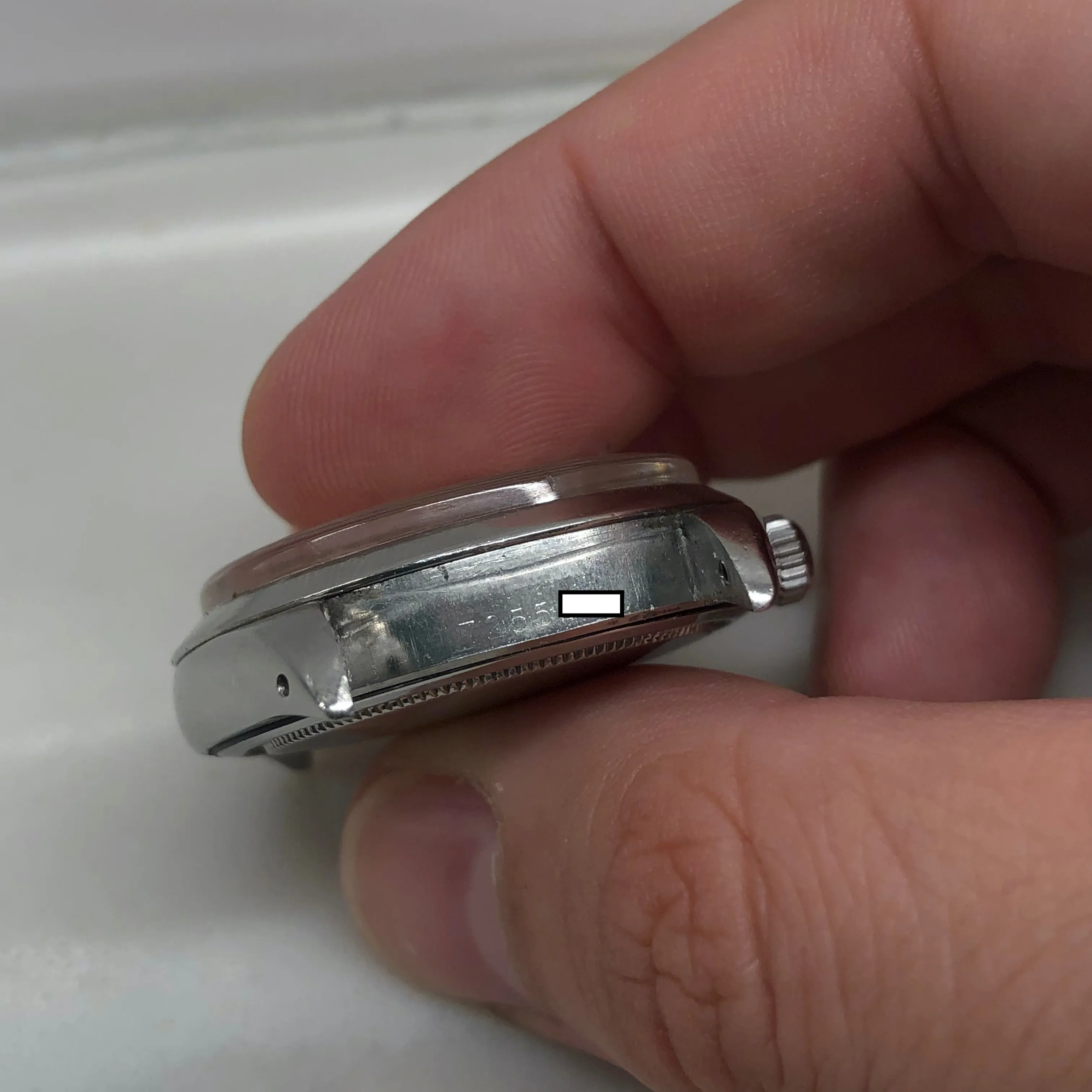 1961 Rolex Oysterdate Precision 6694 Stainless Steel Manual Wristwatch