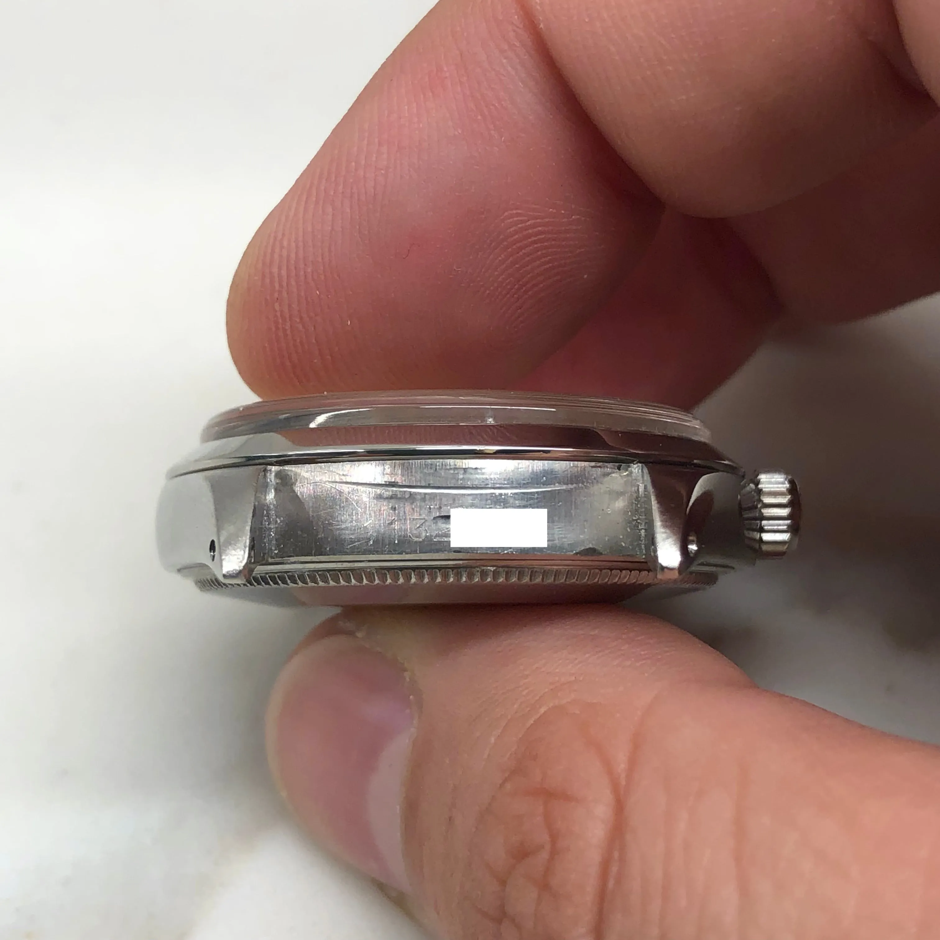 1964 Rolex Air King Precision 5500 Stainless Steel Arabic Dial Automatic Wristwatch