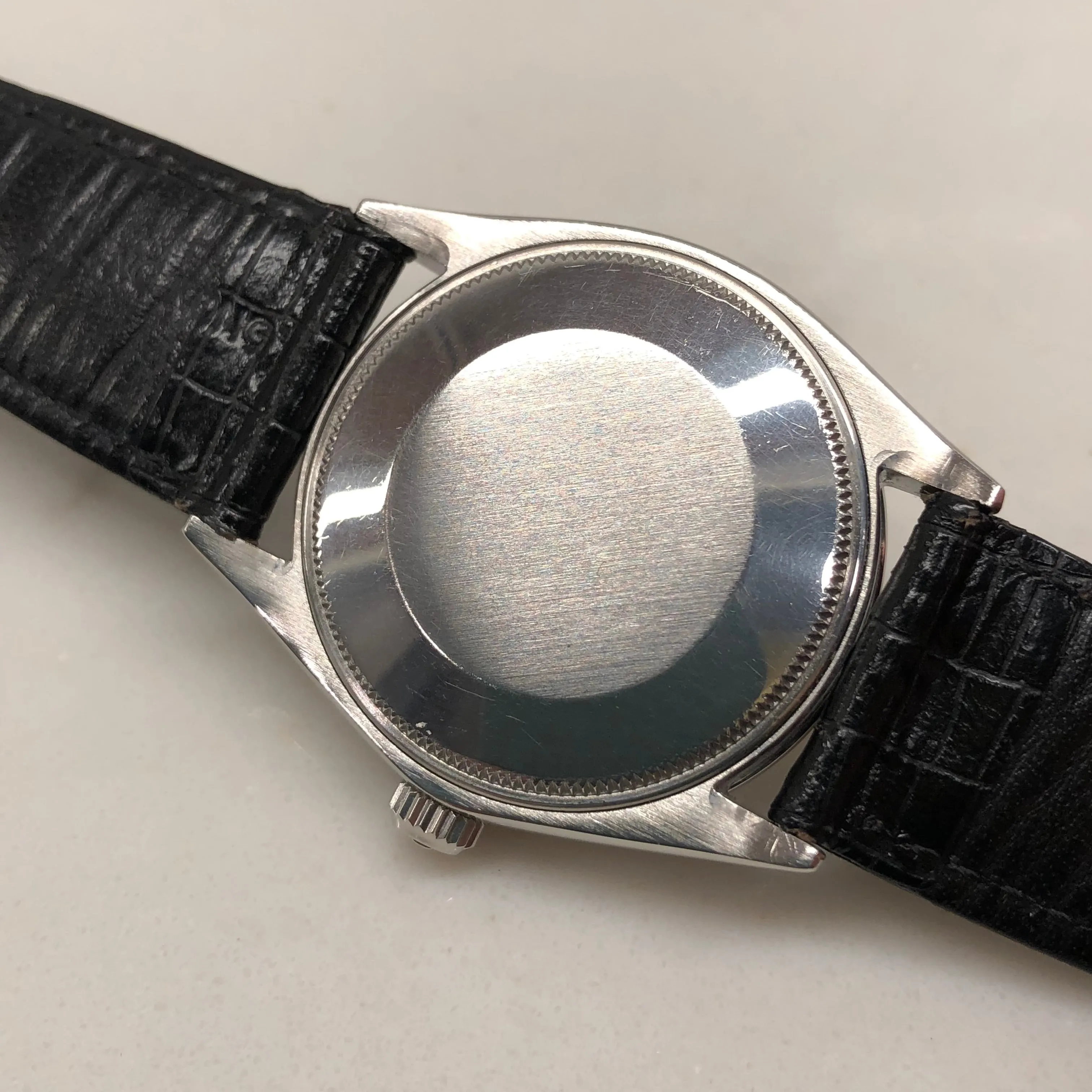 1964 Rolex Air King Precision 5500 Stainless Steel Arabic Dial Automatic Wristwatch