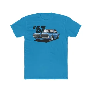 1967 Mercury Cougar Blue Men's Cotton Crew Tee