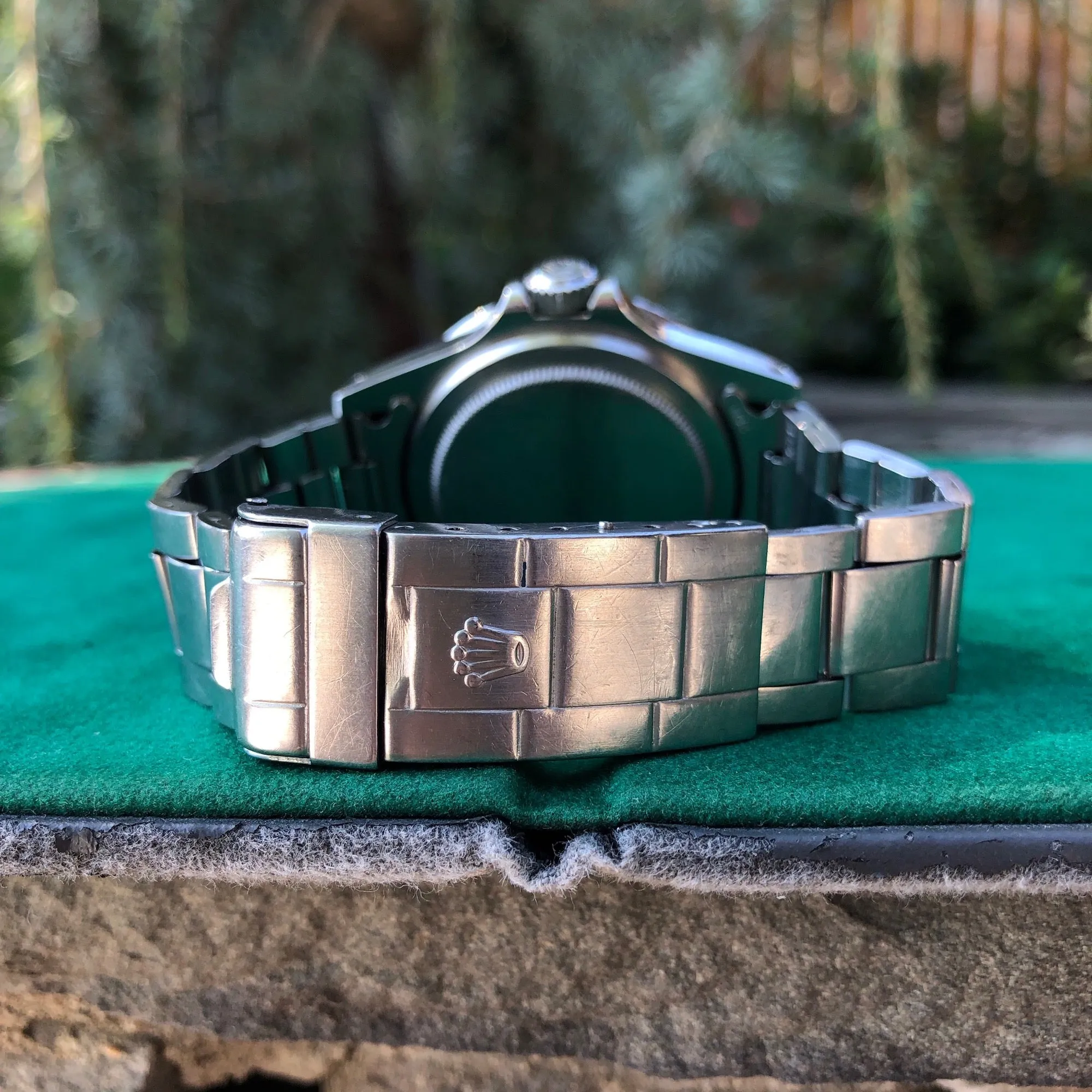1967 Rolex Submariner 5513 Meters Frist Dial Matte Black Wristwatch Circa 1967