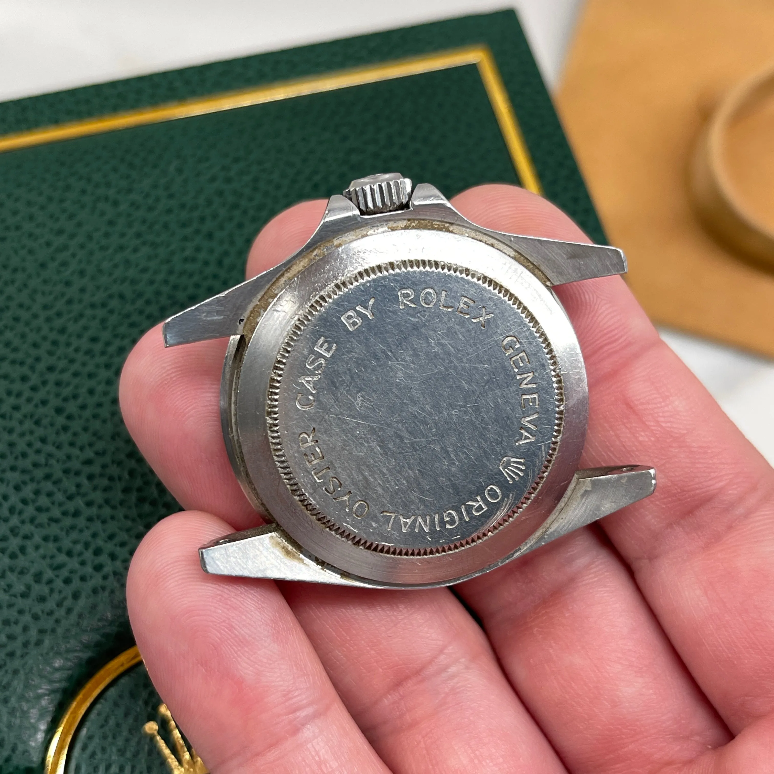 1967 Vintage Tudor Submariner 7928 Oyster Prince Small Rose Automatic Fat Font Wristwatch "Barn Find"