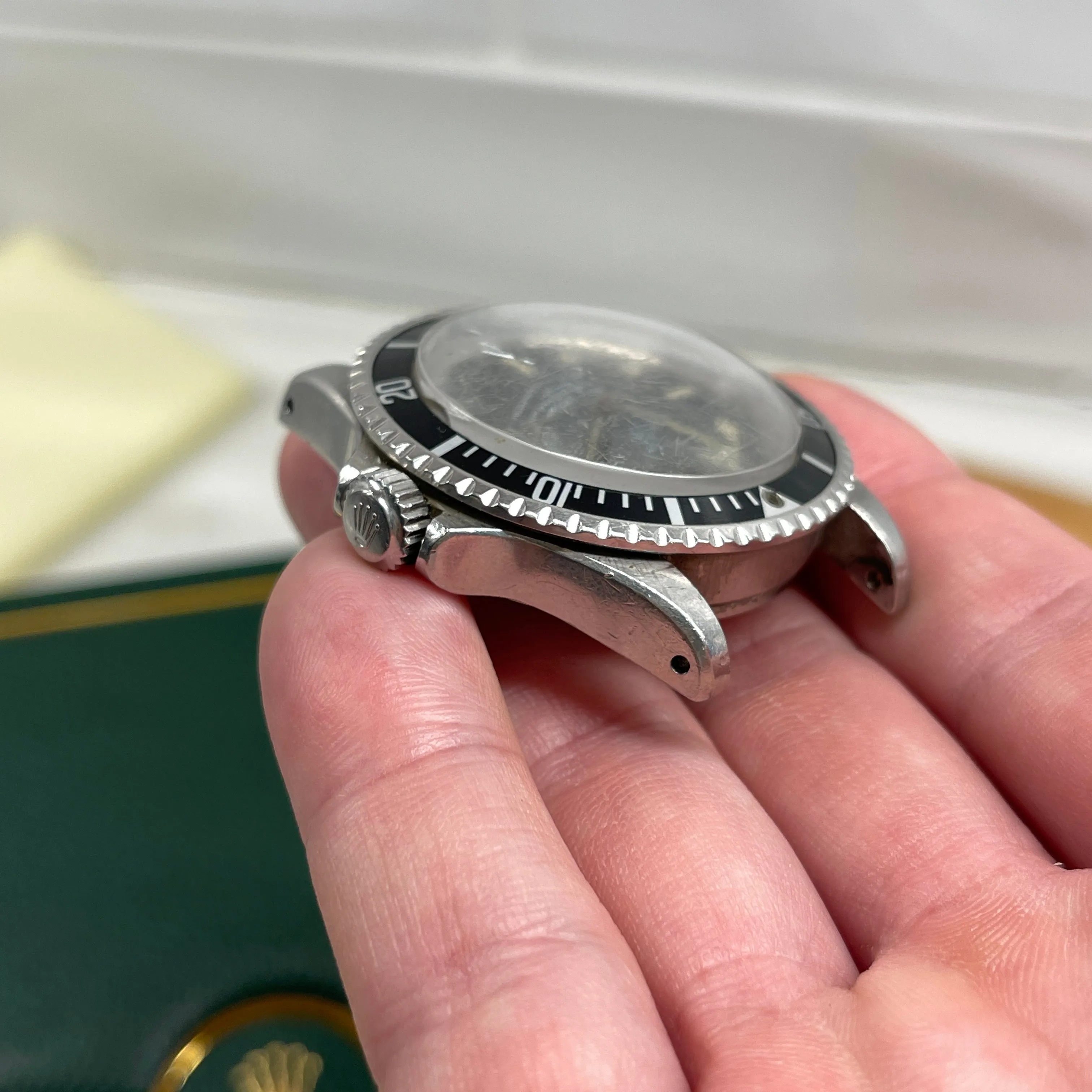 1967 Vintage Tudor Submariner 7928 Oyster Prince Small Rose Automatic Fat Font Wristwatch "Barn Find"