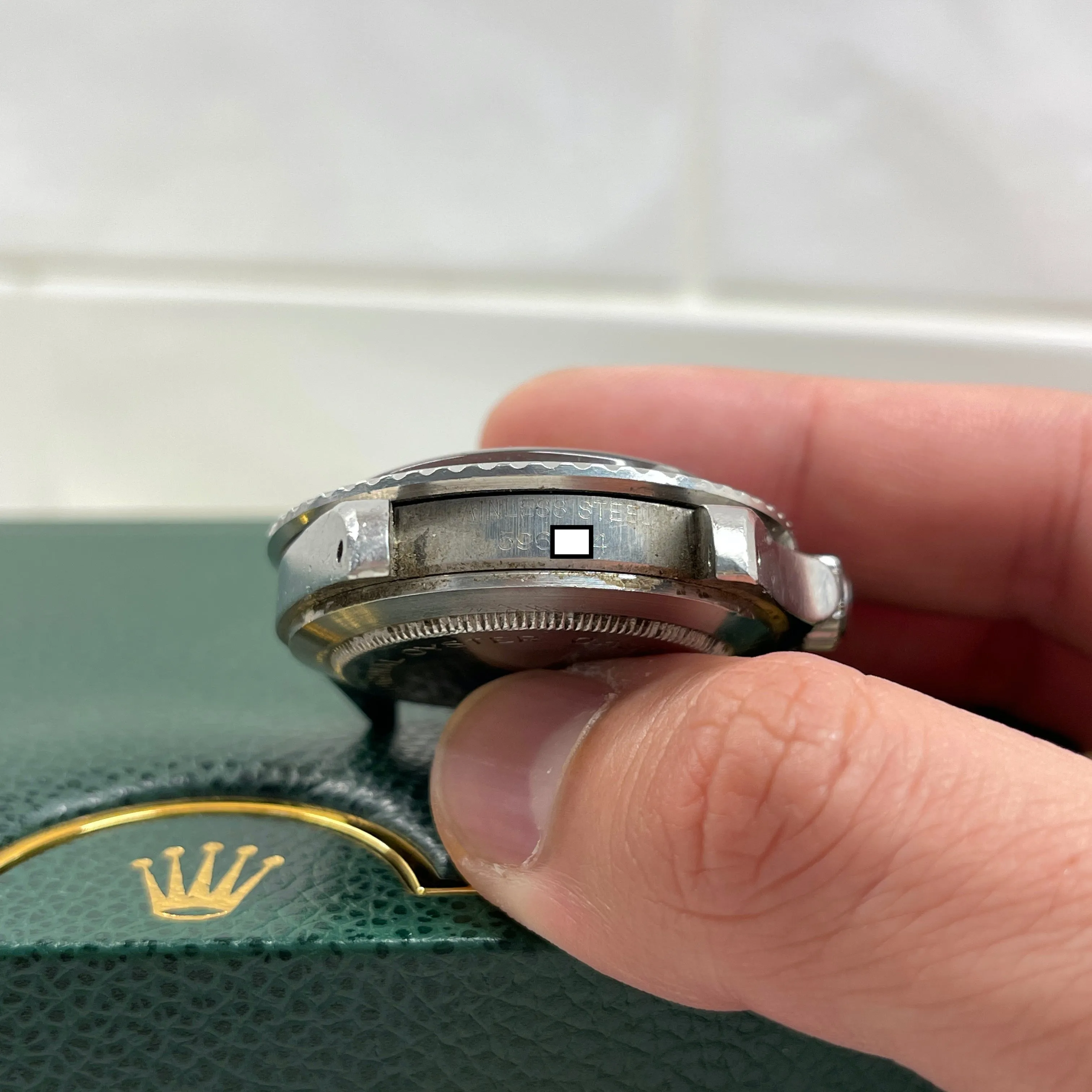 1967 Vintage Tudor Submariner 7928 Oyster Prince Small Rose Automatic Fat Font Wristwatch "Barn Find"