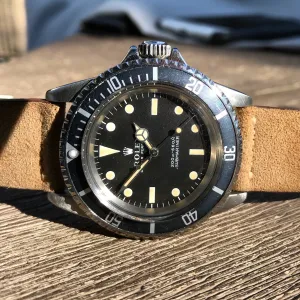 1968 Rolex Submariner 5513 Meters First Cream Patina 1968 Automatic Cal 1520 Wristwatch