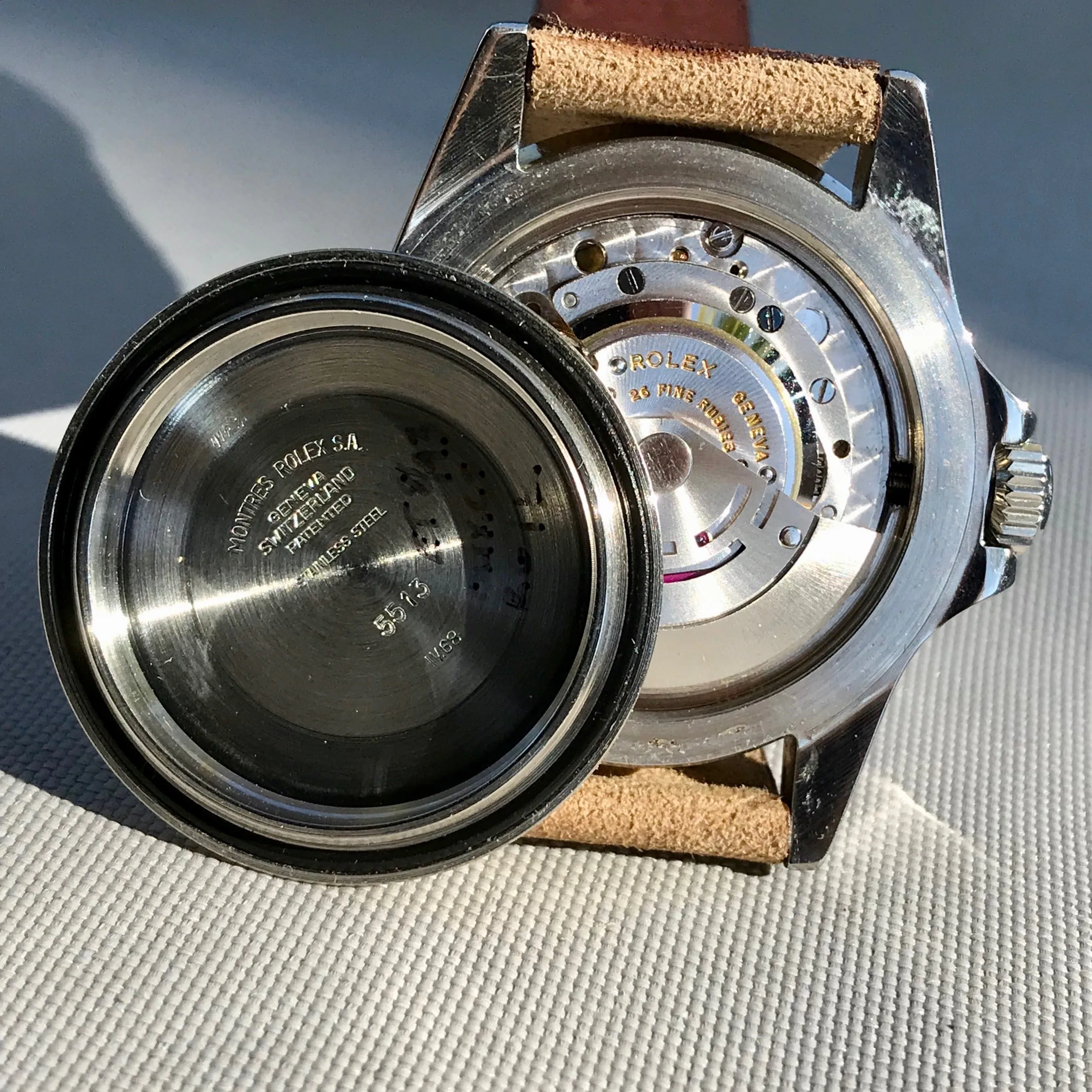 1968 Rolex Submariner 5513 Meters First Cream Patina 1968 Automatic Cal 1520 Wristwatch