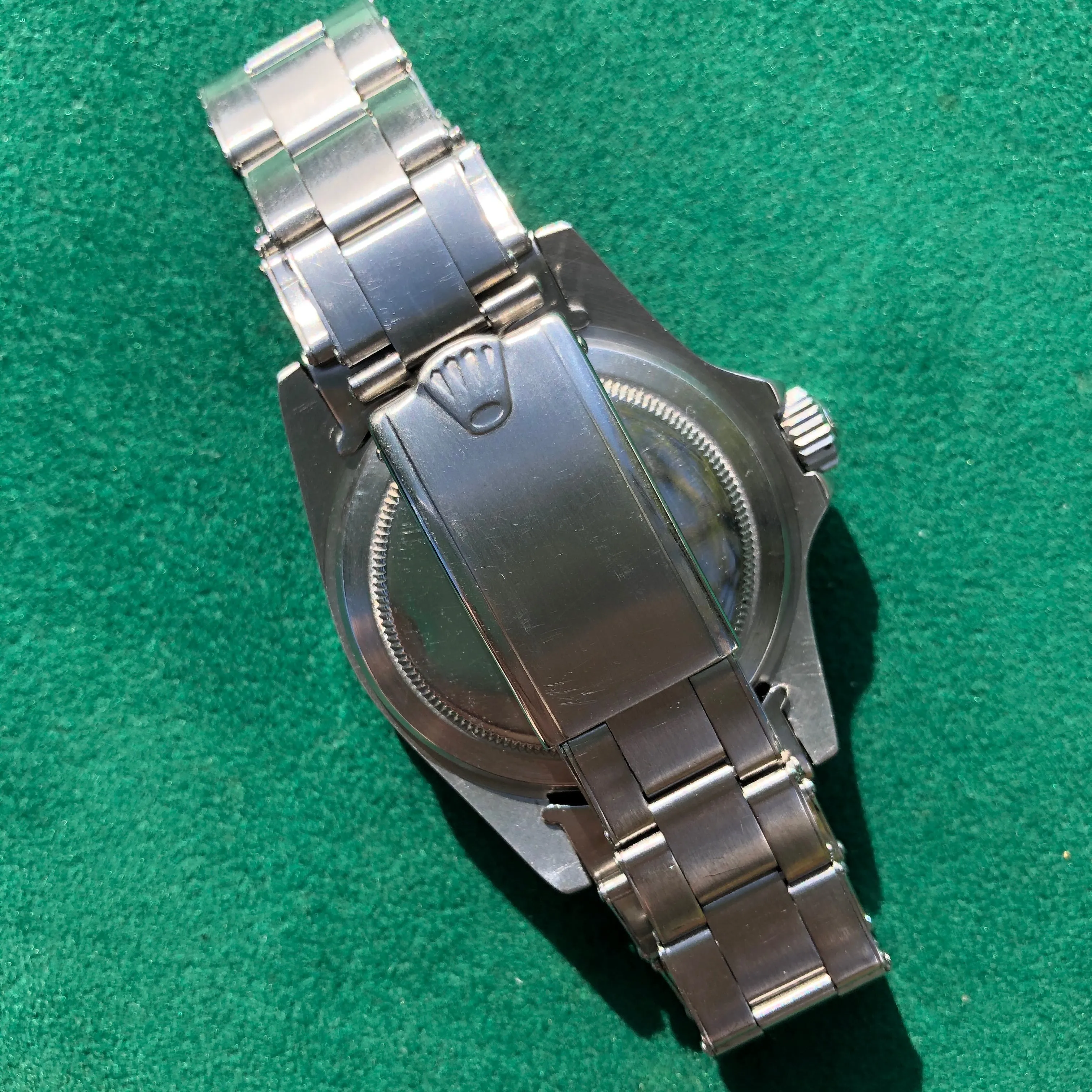 1968 Rolex Submariner 5513 Meters First Dial Matte Black Wristwatch Box Papers