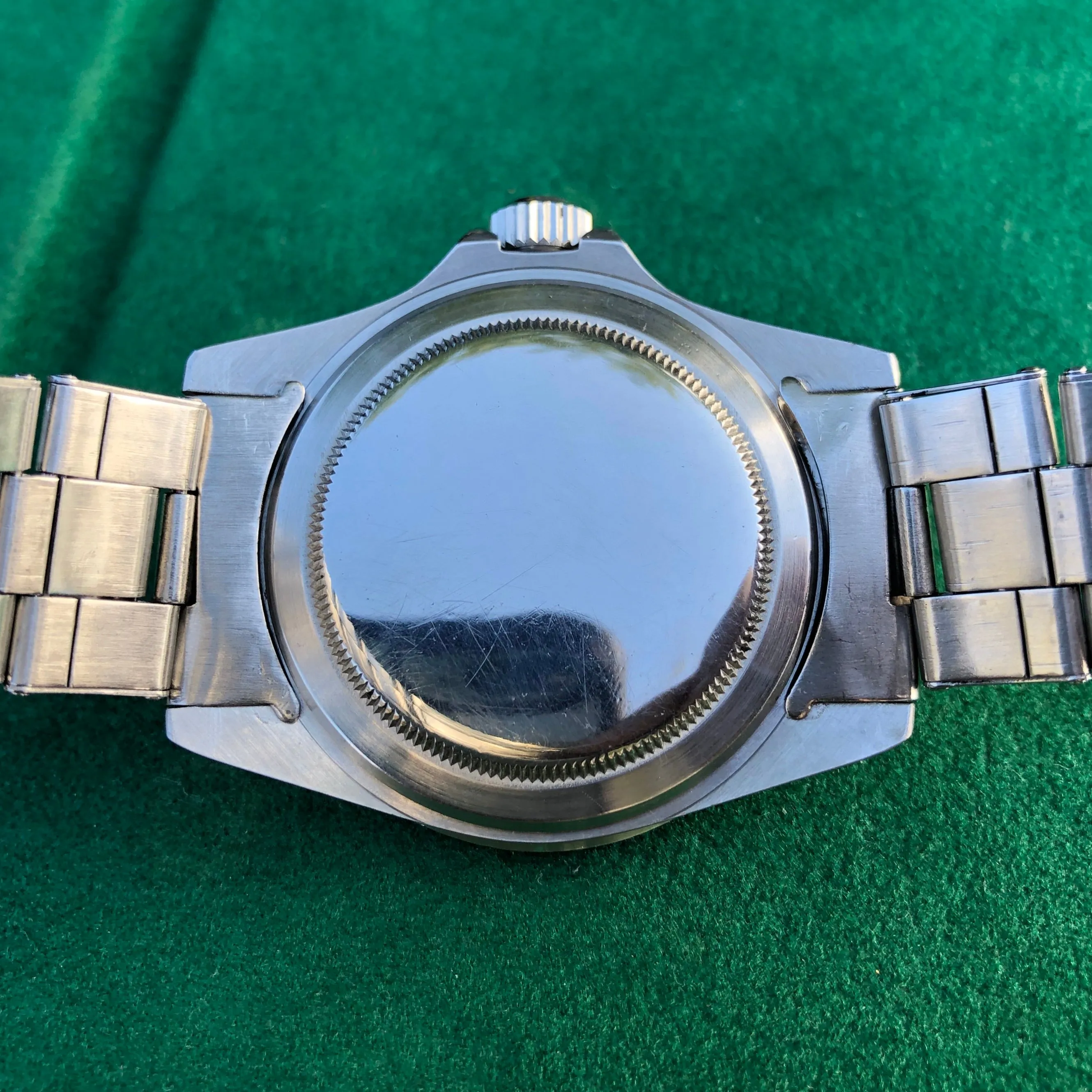 1968 Rolex Submariner 5513 Meters First Dial Matte Black Wristwatch Box Papers