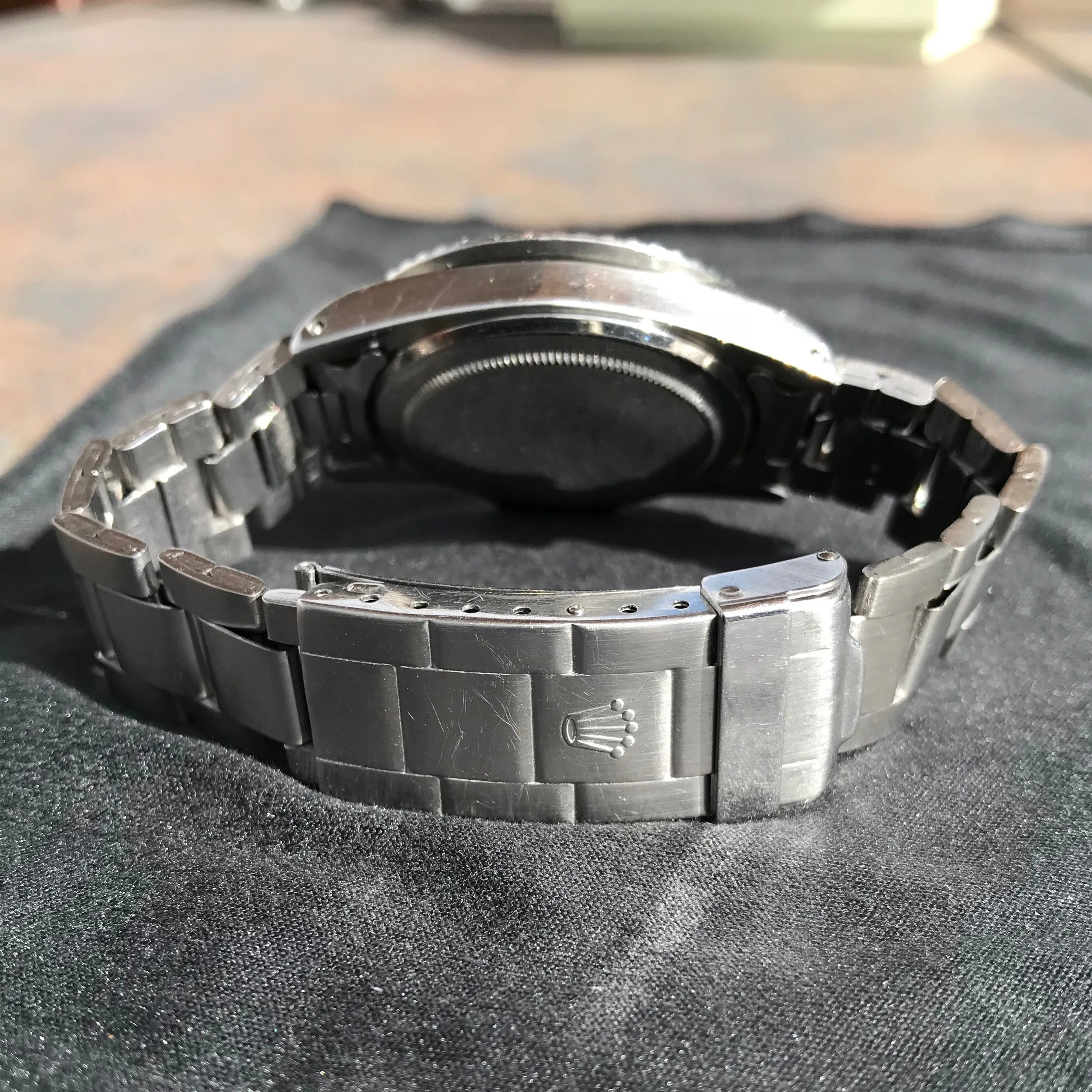 1968 Rolex Submariner 5513 Meters First Honey Patina Pat Pending Automatic Wristwatch