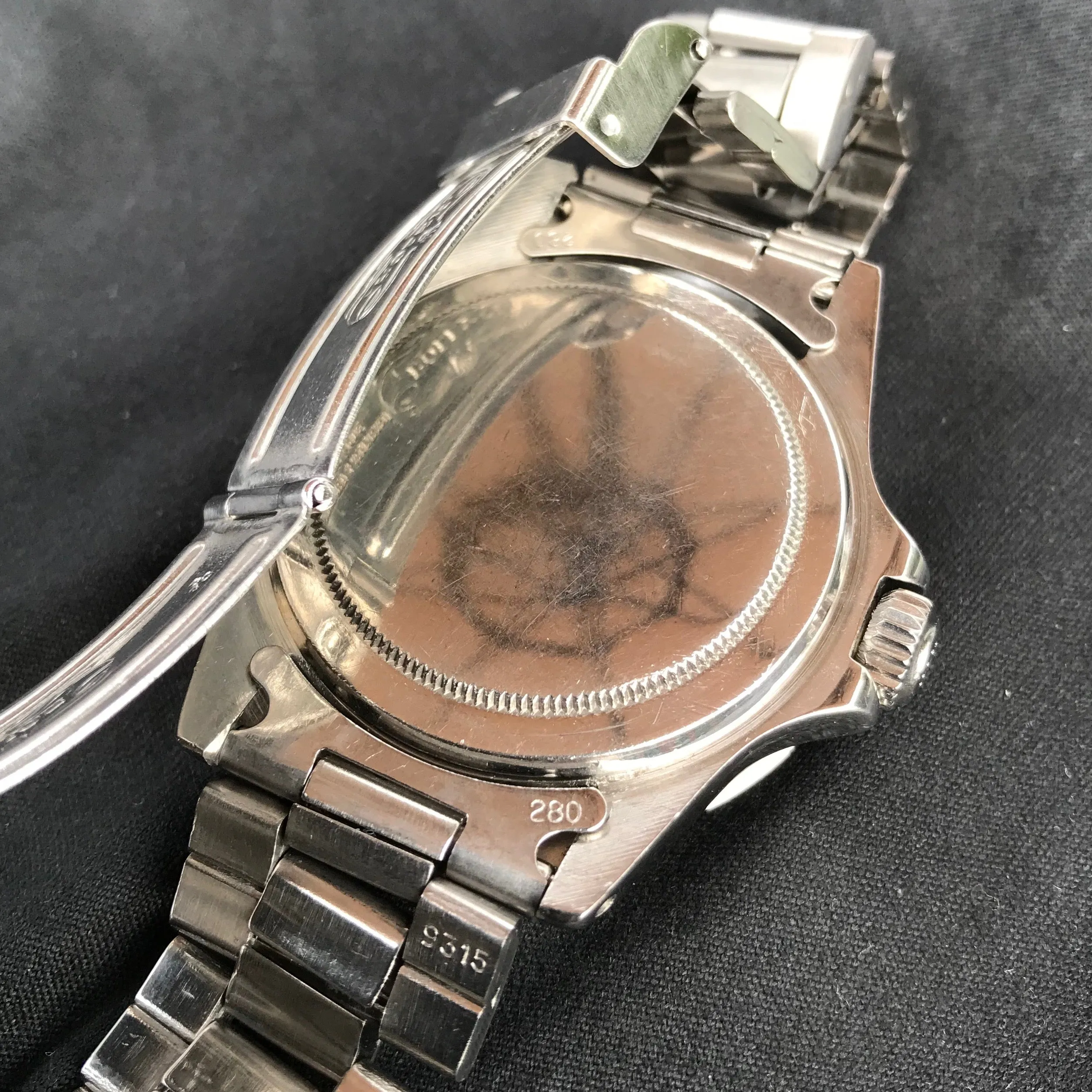 1968 Rolex Submariner 5513 Meters First Honey Patina Pat Pending Automatic Wristwatch