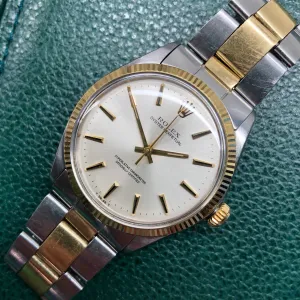 1970 Rolex Oyster Perpetual 1005 Two Tone Automatic Wristwatch
