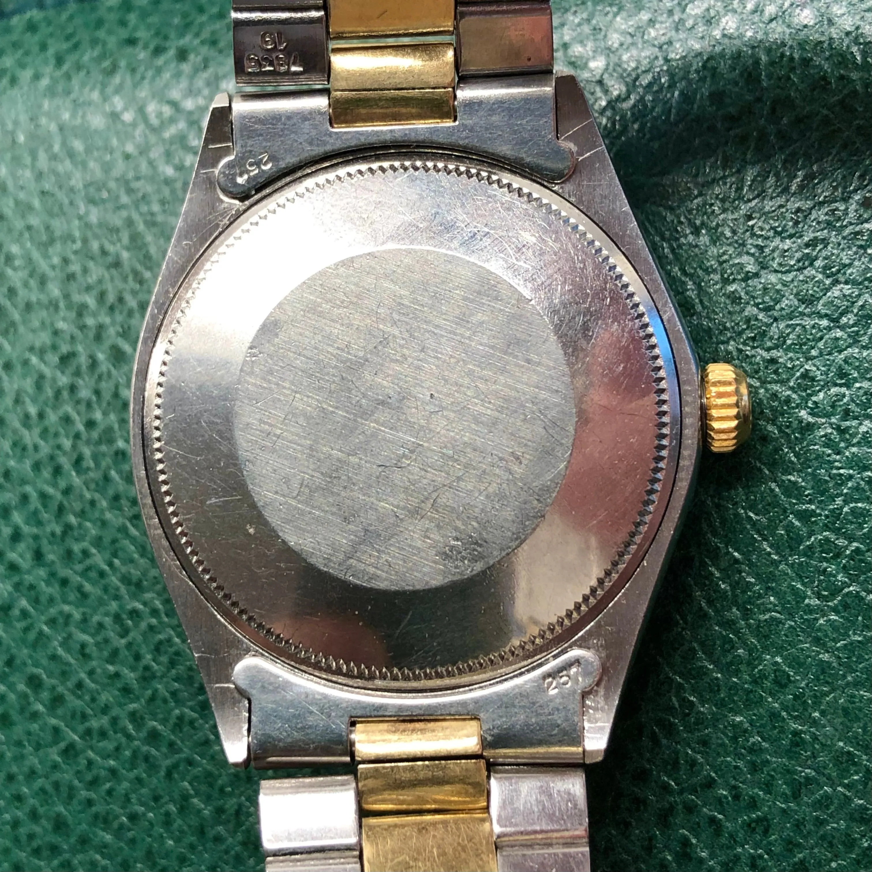1970 Rolex Oyster Perpetual 1005 Two Tone Automatic Wristwatch