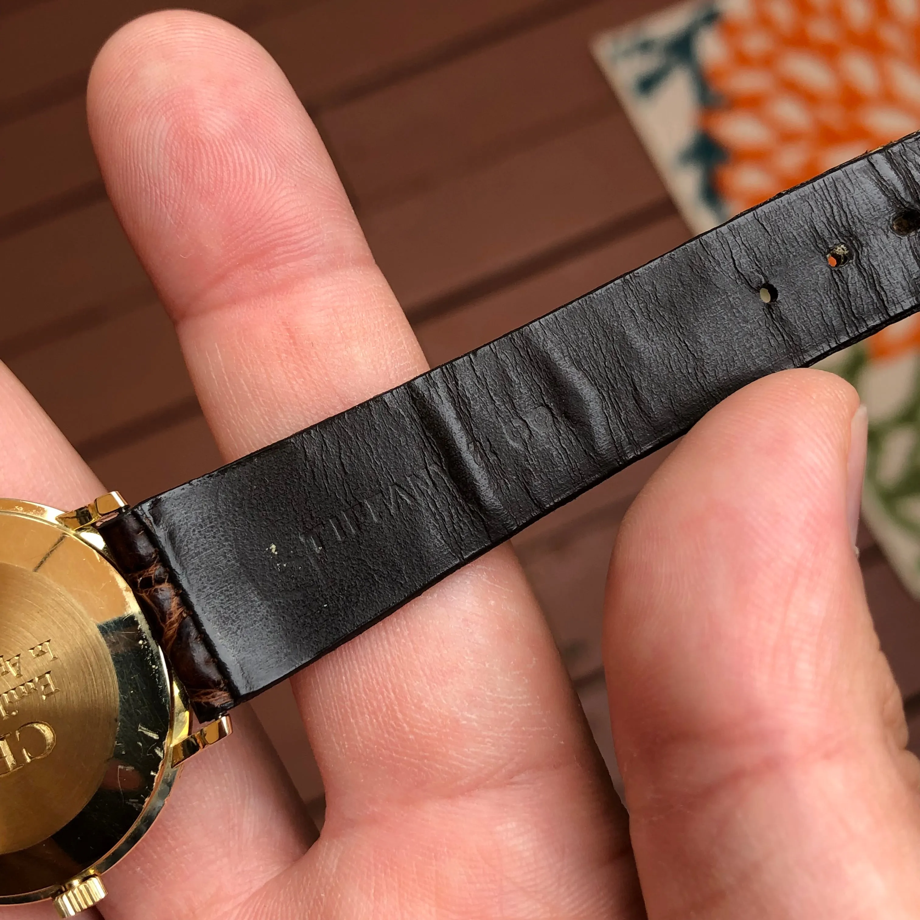 1971 Tiffany & Co. 14K Yellow Gold Dress Wristwatch with Original Box
