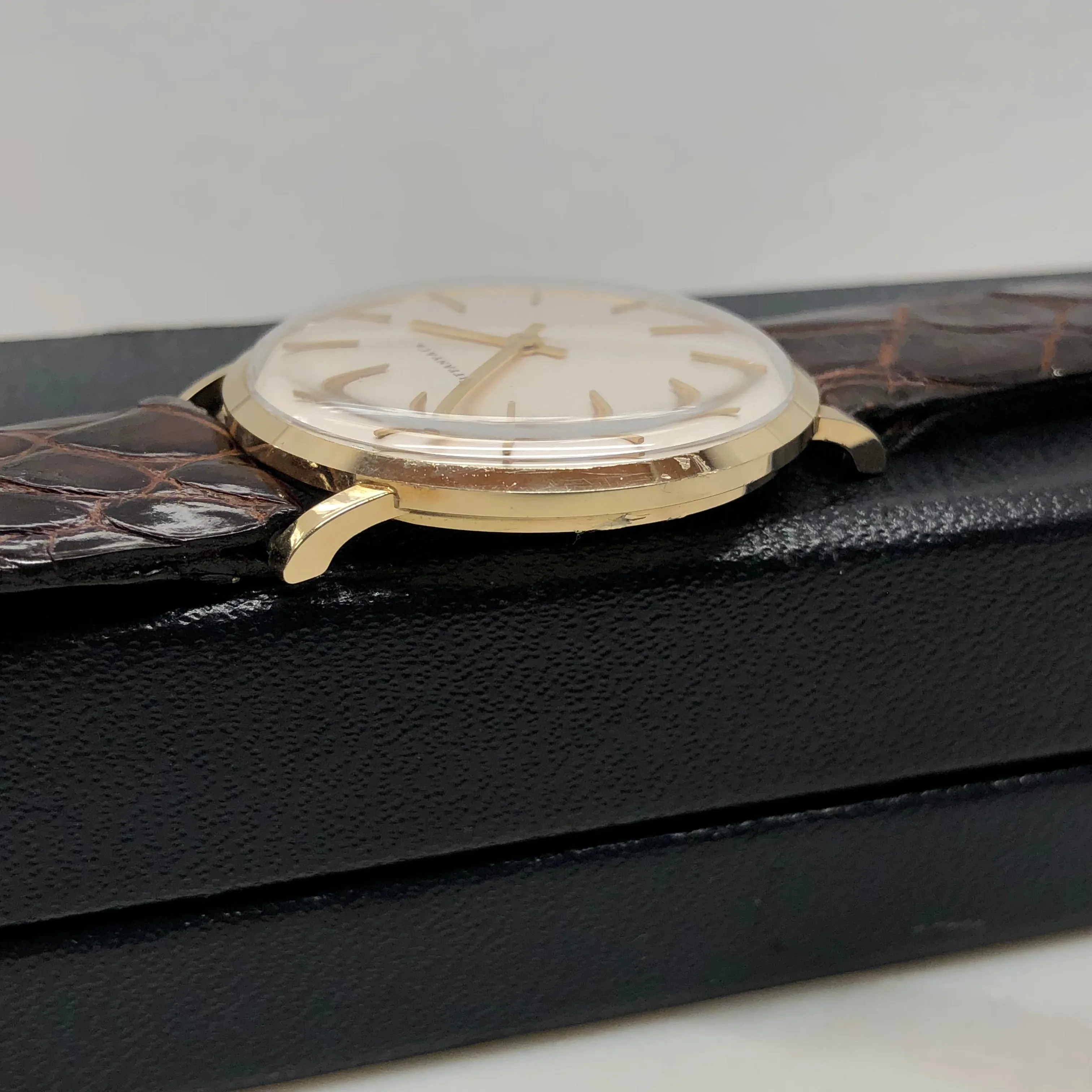 1971 Tiffany & Co. 14K Yellow Gold Dress Wristwatch with Original Box