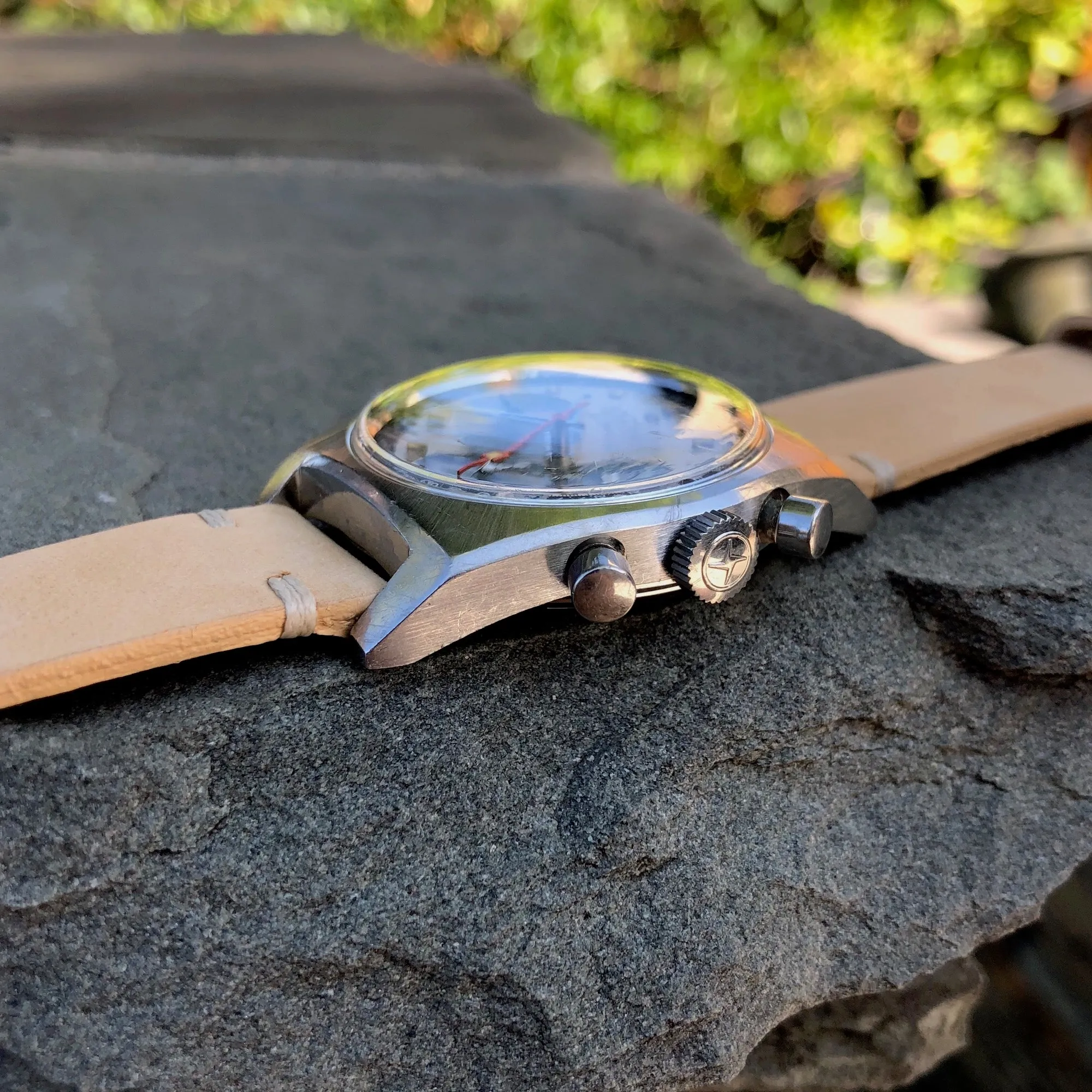 1971 Zenith El Primero A3817 Stainless Steel Automatic Chronograph Wristwatch