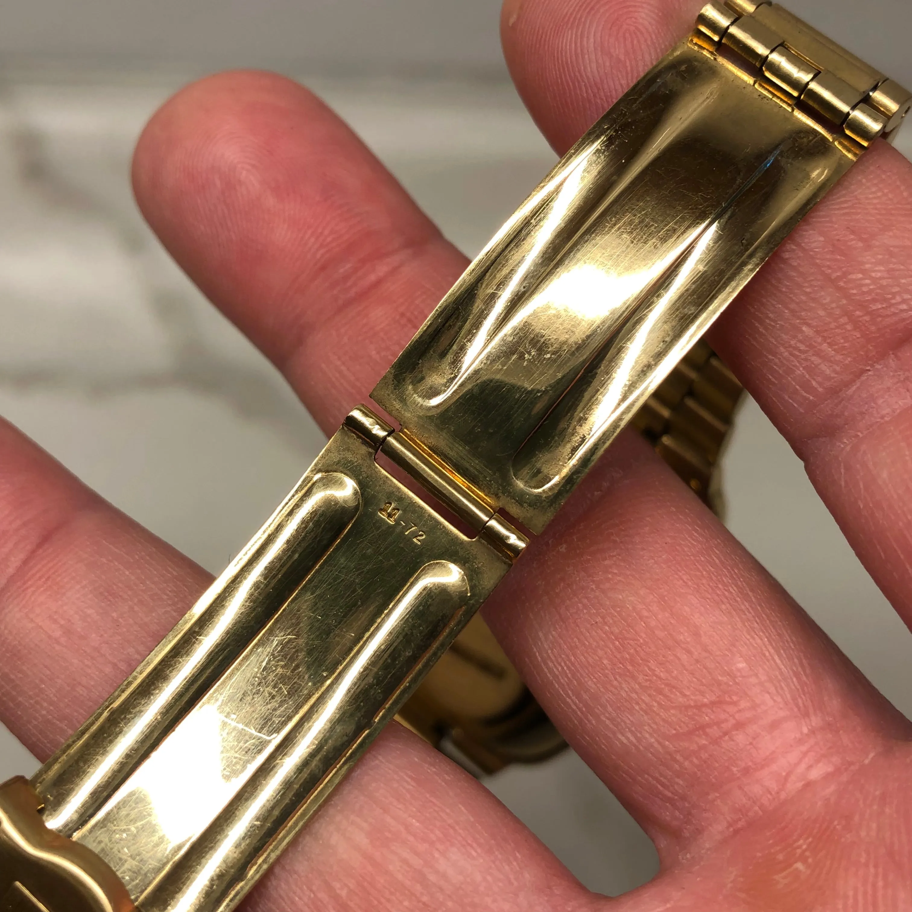 1972 Pulsar Hamilton Time Computer P1 LED 18K Yellow Gold Quartz Wristwatch