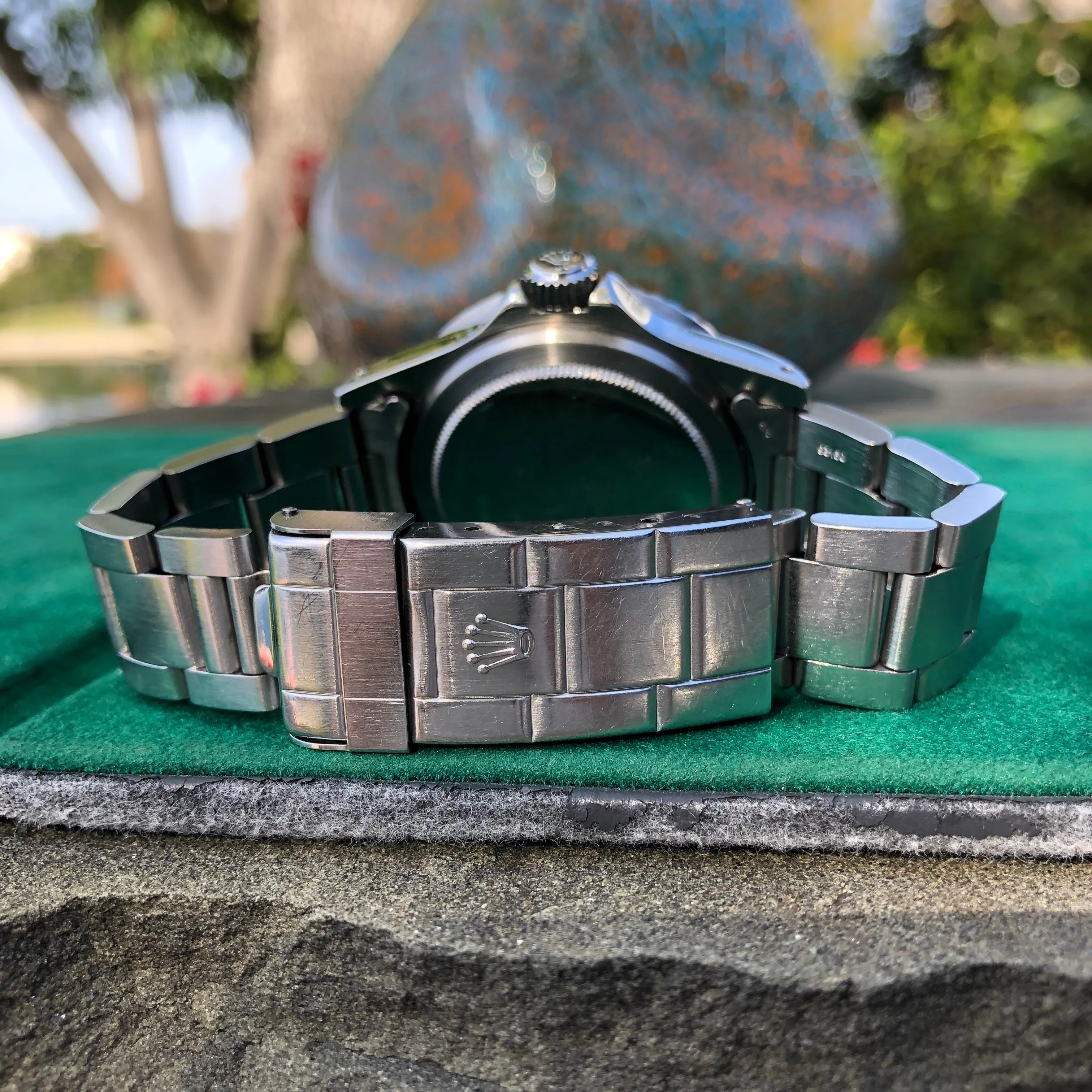 1974 Rolex Red Submariner 1680 Mk VI Black Dial Wristwatch