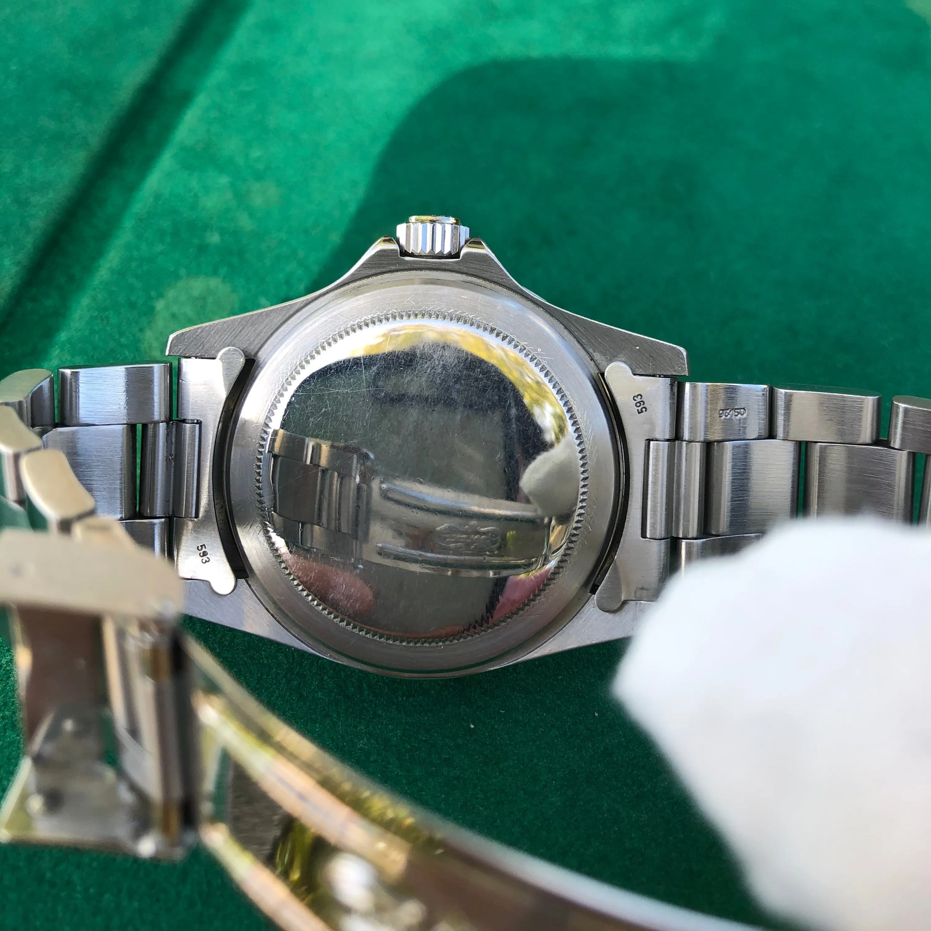 1974 Rolex Red Submariner 1680 Mk VI Black Dial Wristwatch
