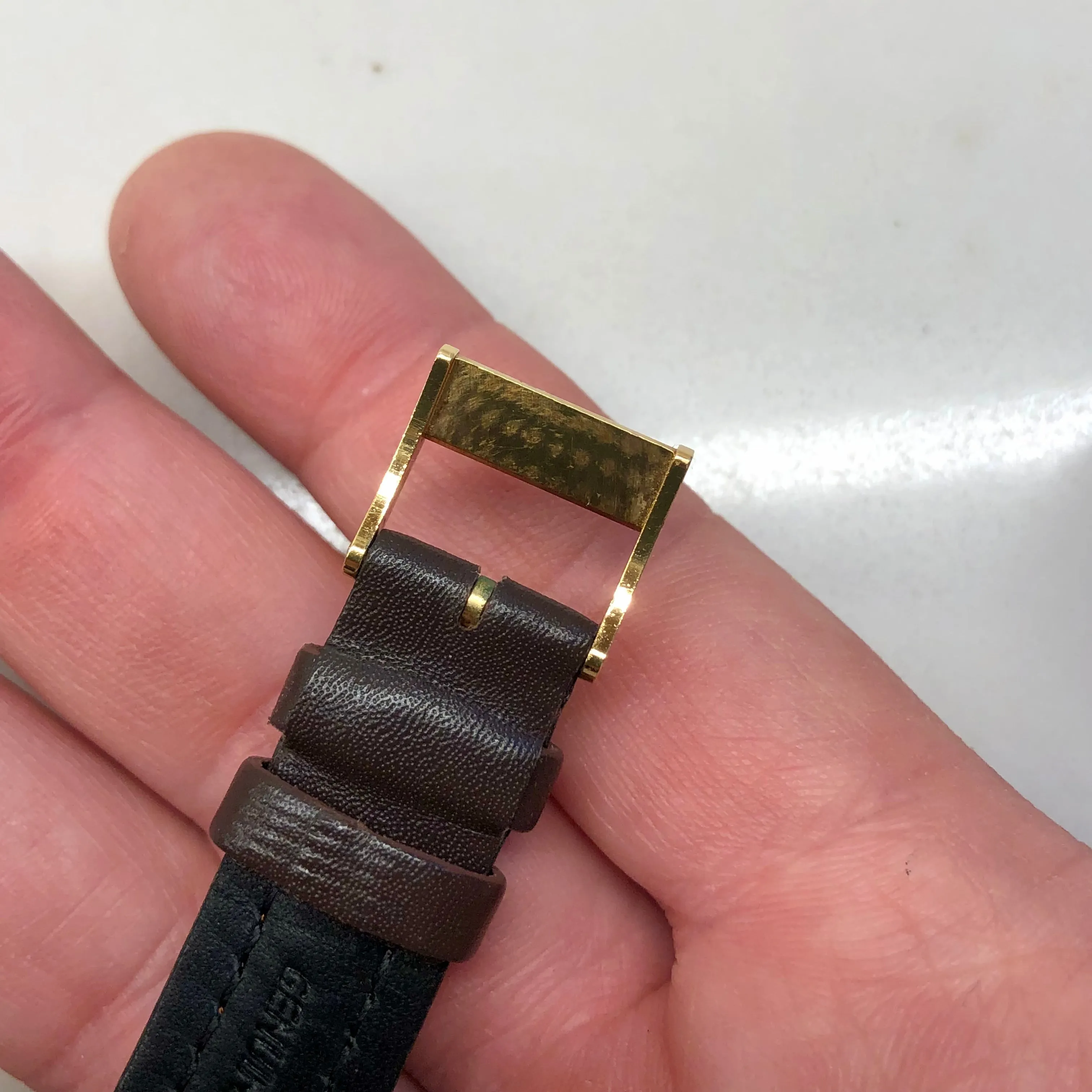 1975 Cartier Tank Palissandre de Rio 20611 Manual Wind Wood Wristwatch