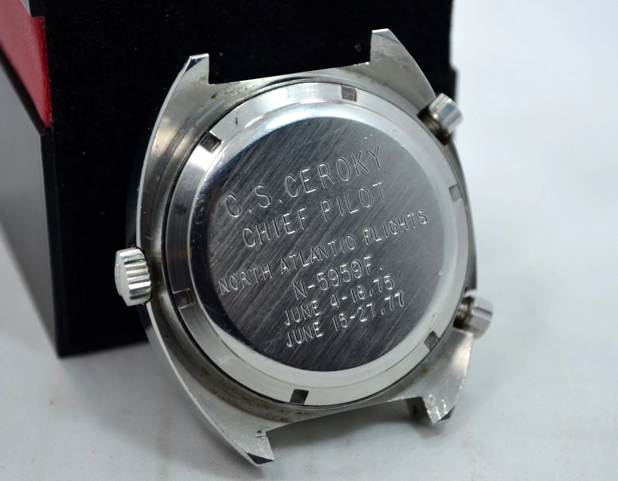 1975 Heuer 11630 Autavia GMT Chronograph Steel Cal. 14 Automatic Watch