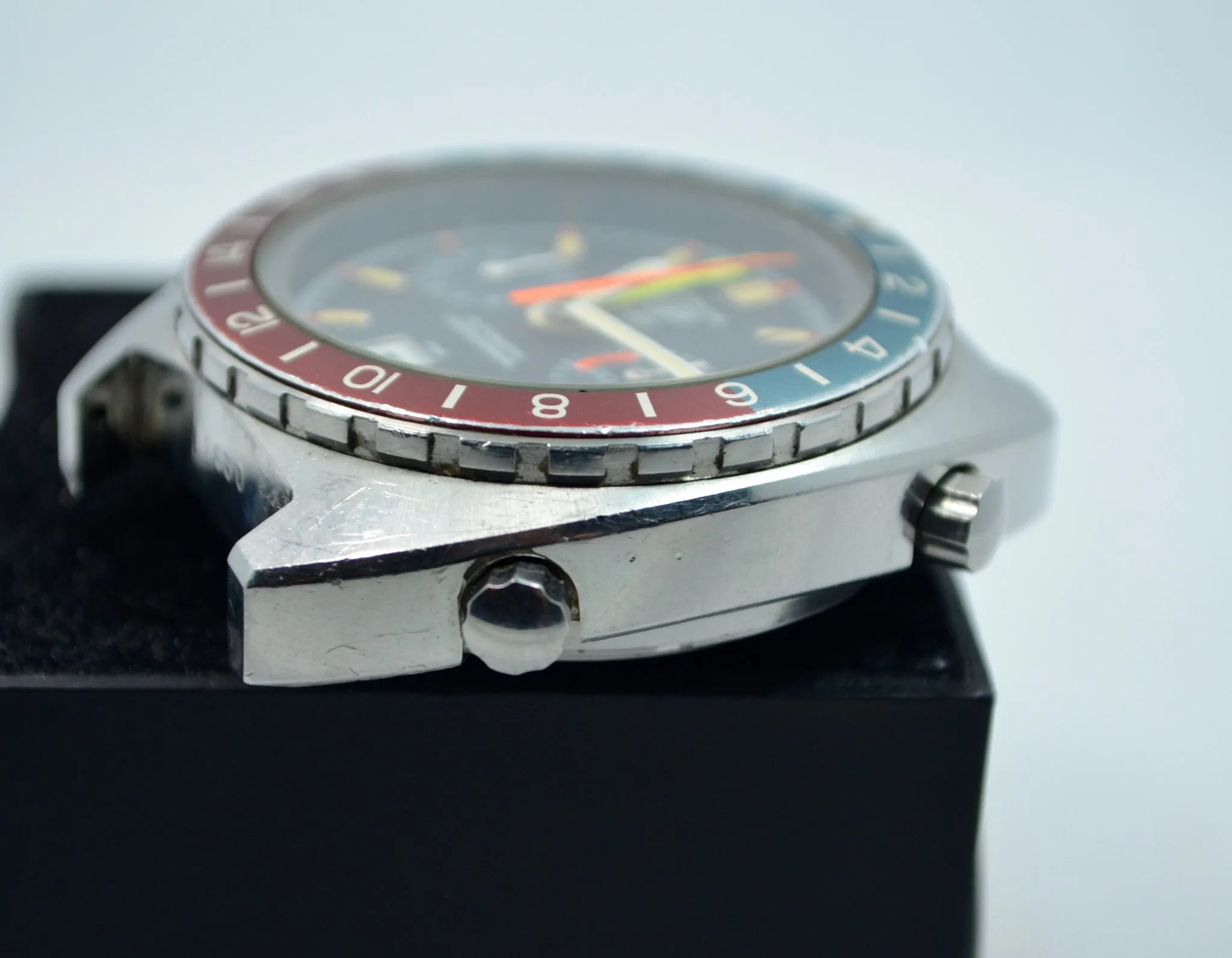 1975 Heuer 11630 Autavia GMT Chronograph Steel Cal. 14 Automatic Watch