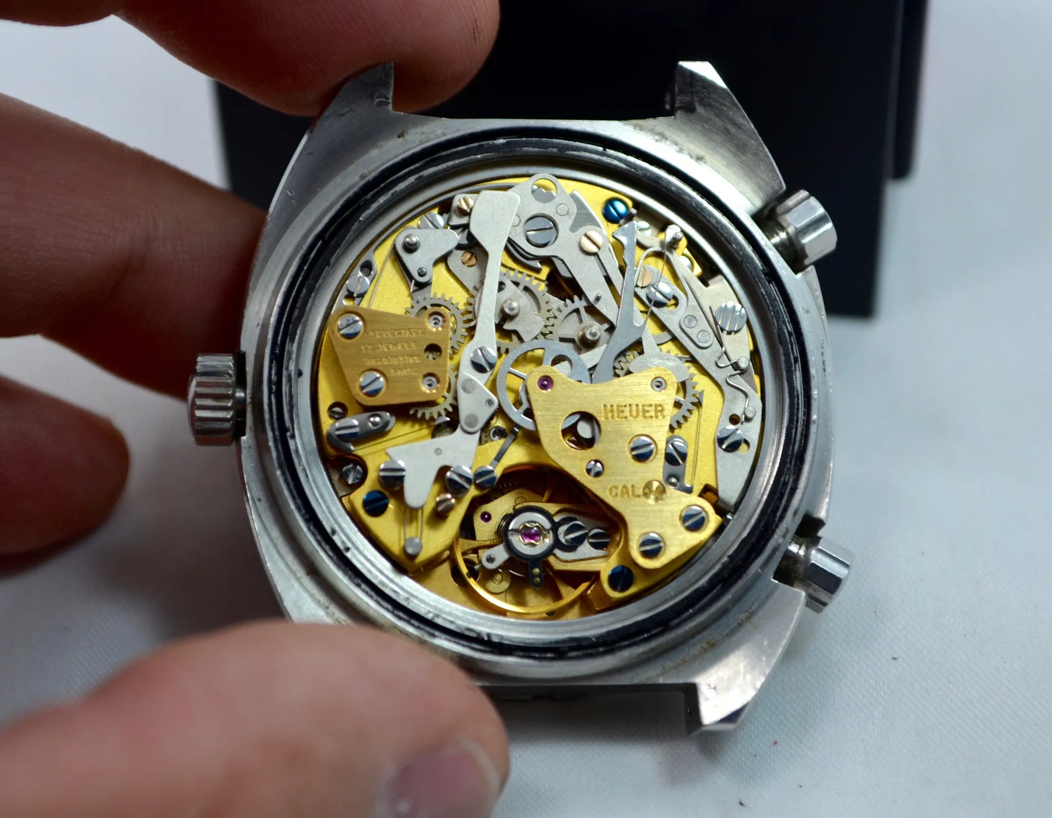 1975 Heuer 11630 Autavia GMT Chronograph Steel Cal. 14 Automatic Watch