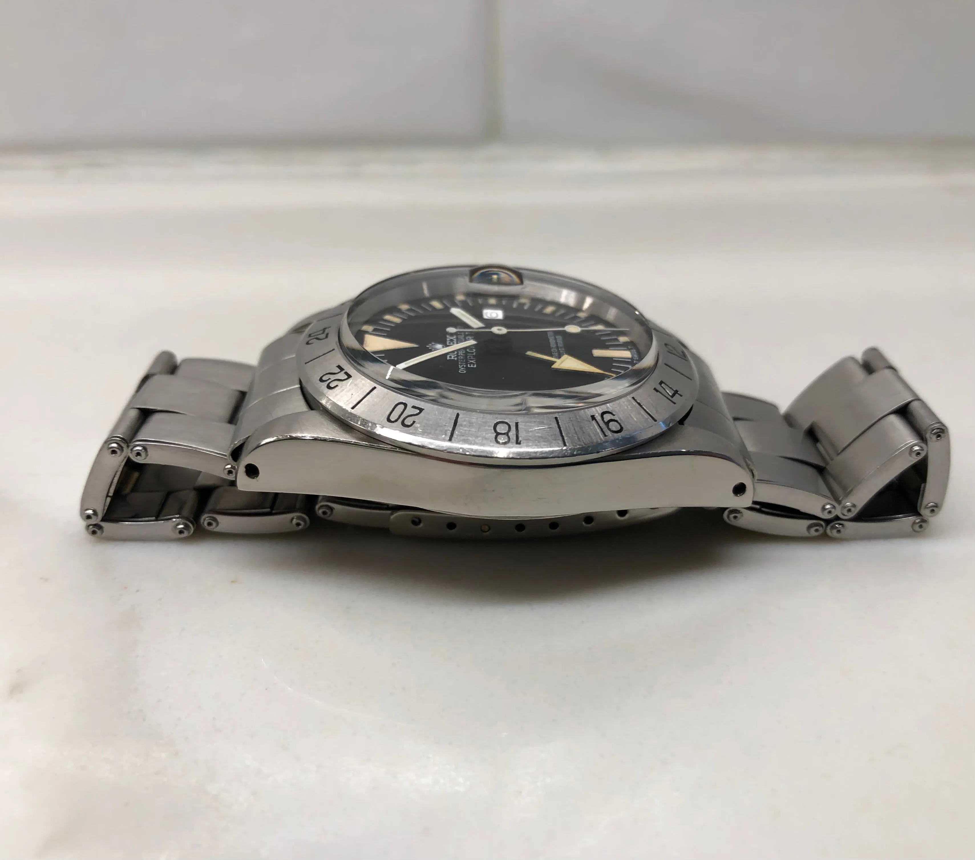 1975 Rolex Explorer II 1655 Mk 2 Steel Wristwatch with Box Papers and Original Purchase Receipt
