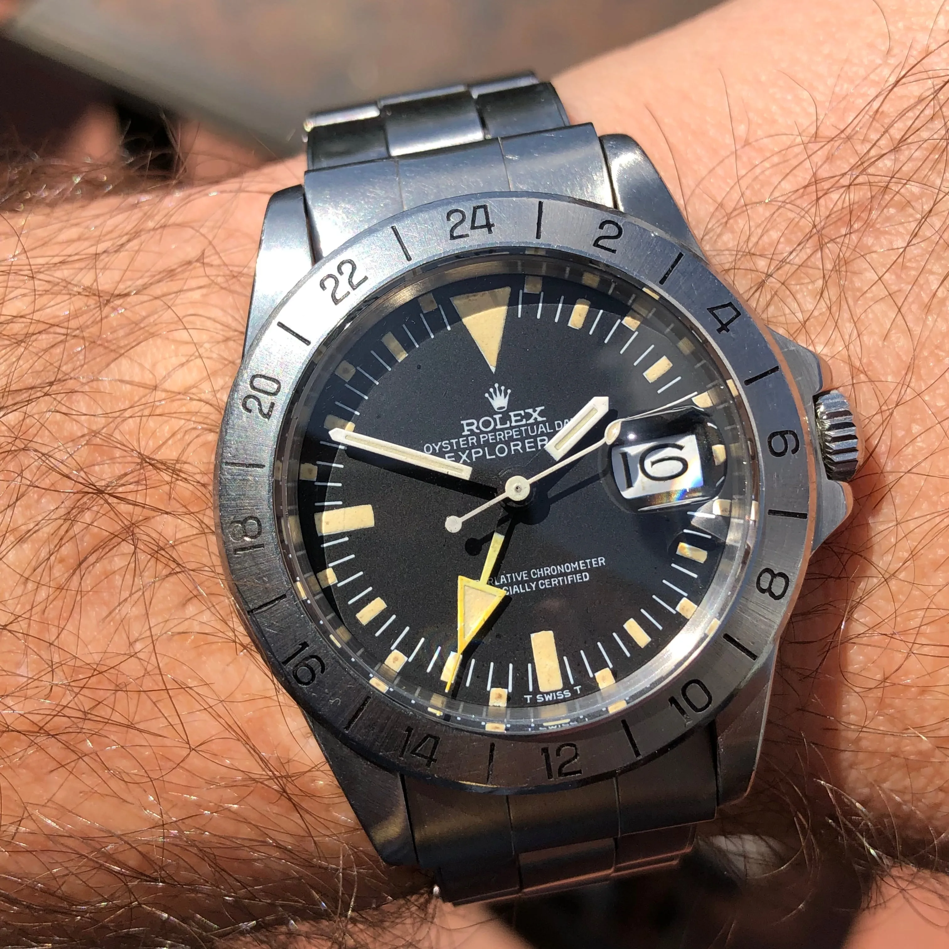 1975 Rolex Explorer II 1655 Mk 2 Steel Wristwatch with Box Papers and Original Purchase Receipt