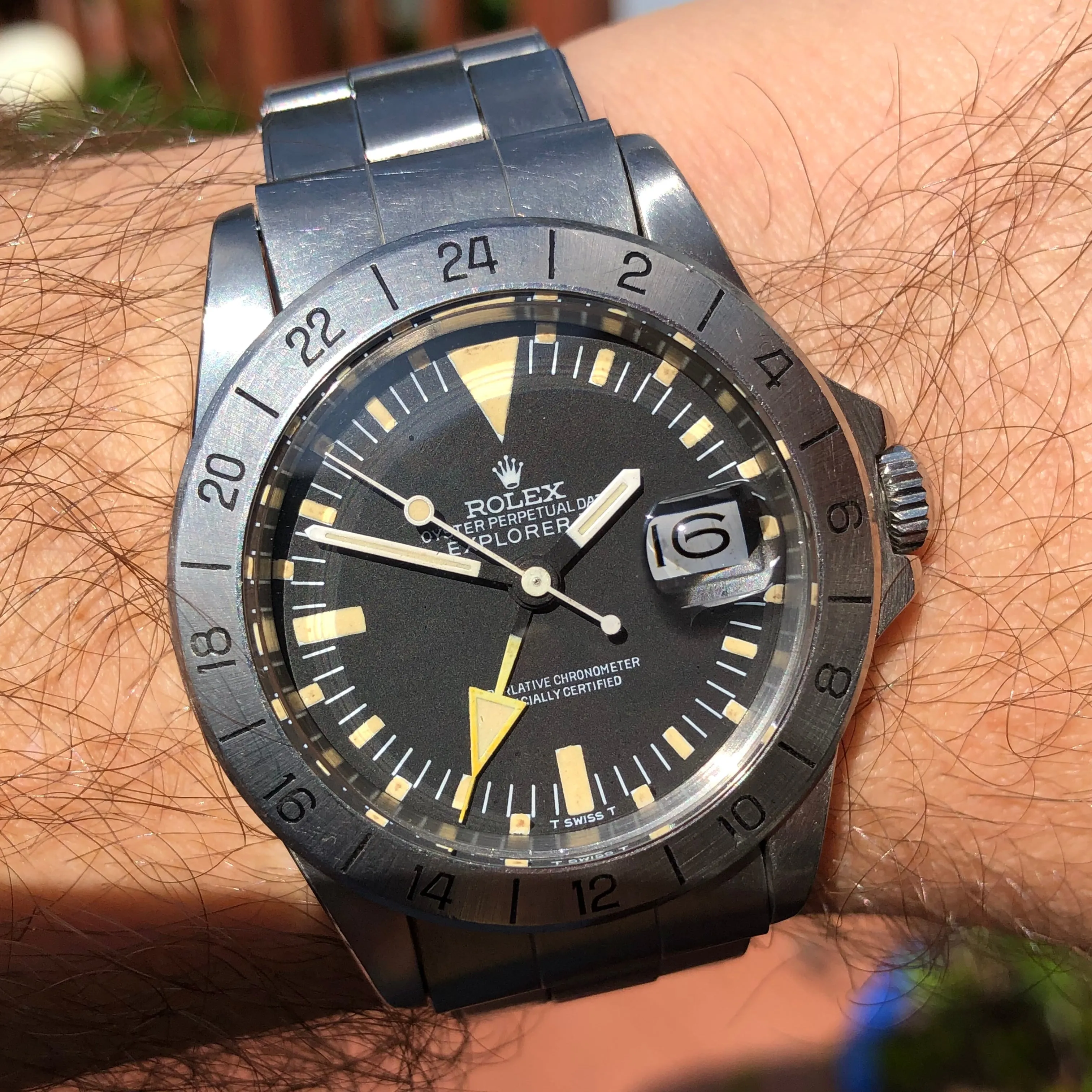 1975 Rolex Explorer II 1655 Mk 2 Steel Wristwatch with Box Papers and Original Purchase Receipt