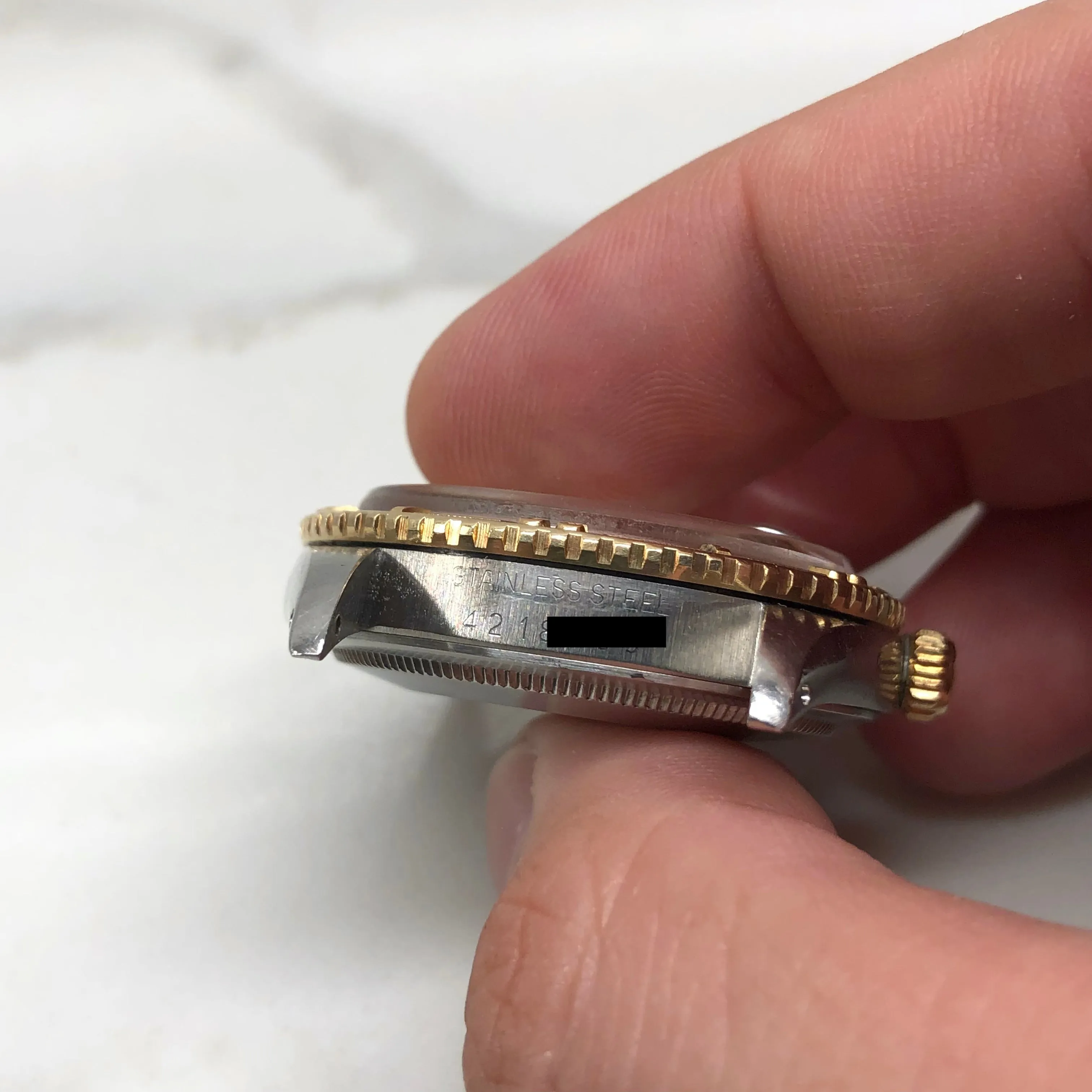1976 Rolex Datejust Thunderbird 1625 Turn-O-Graph Sigma Dial Two Tone Jubilee Wristwatch