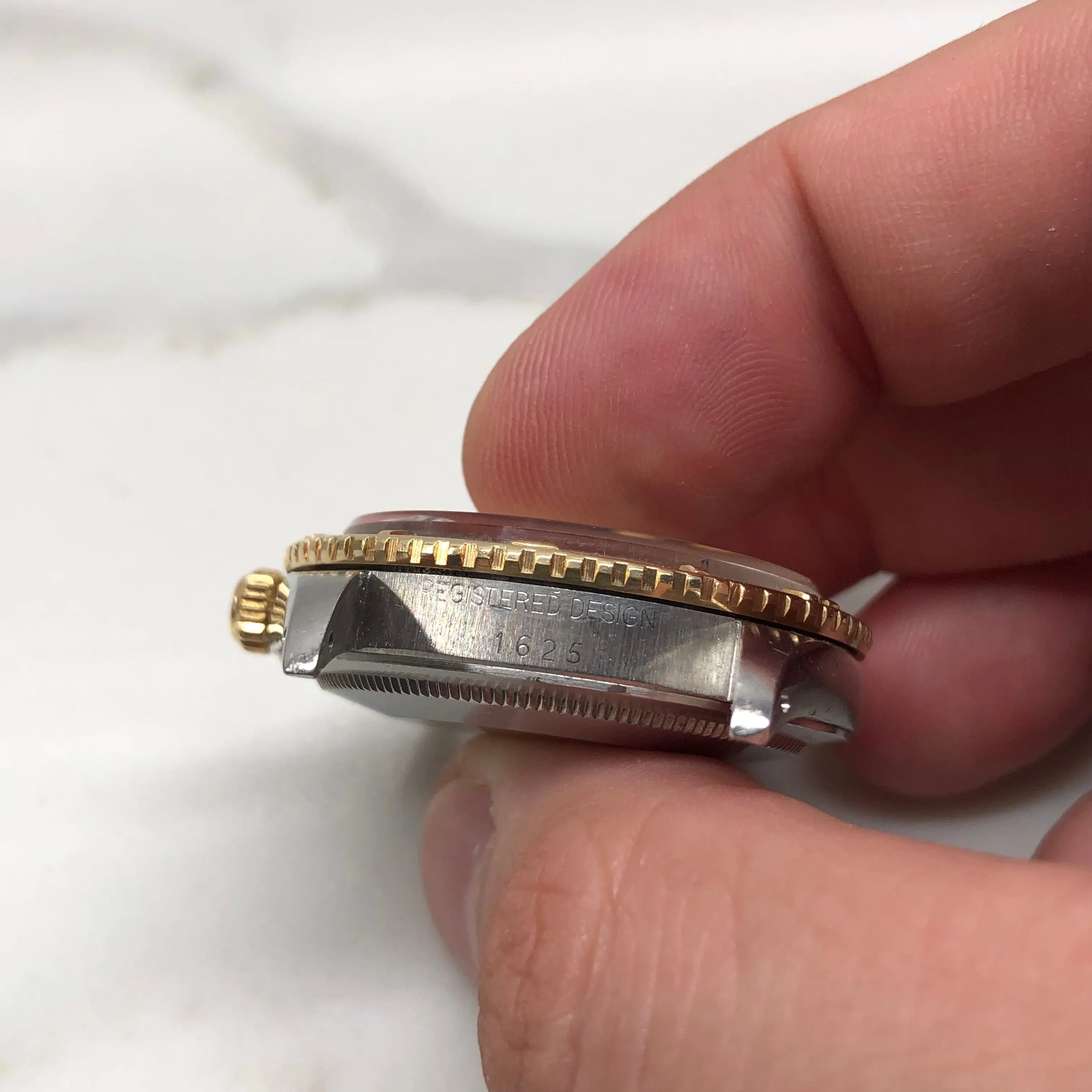 1976 Rolex Datejust Thunderbird 1625 Turn-O-Graph Sigma Dial Two Tone Jubilee Wristwatch