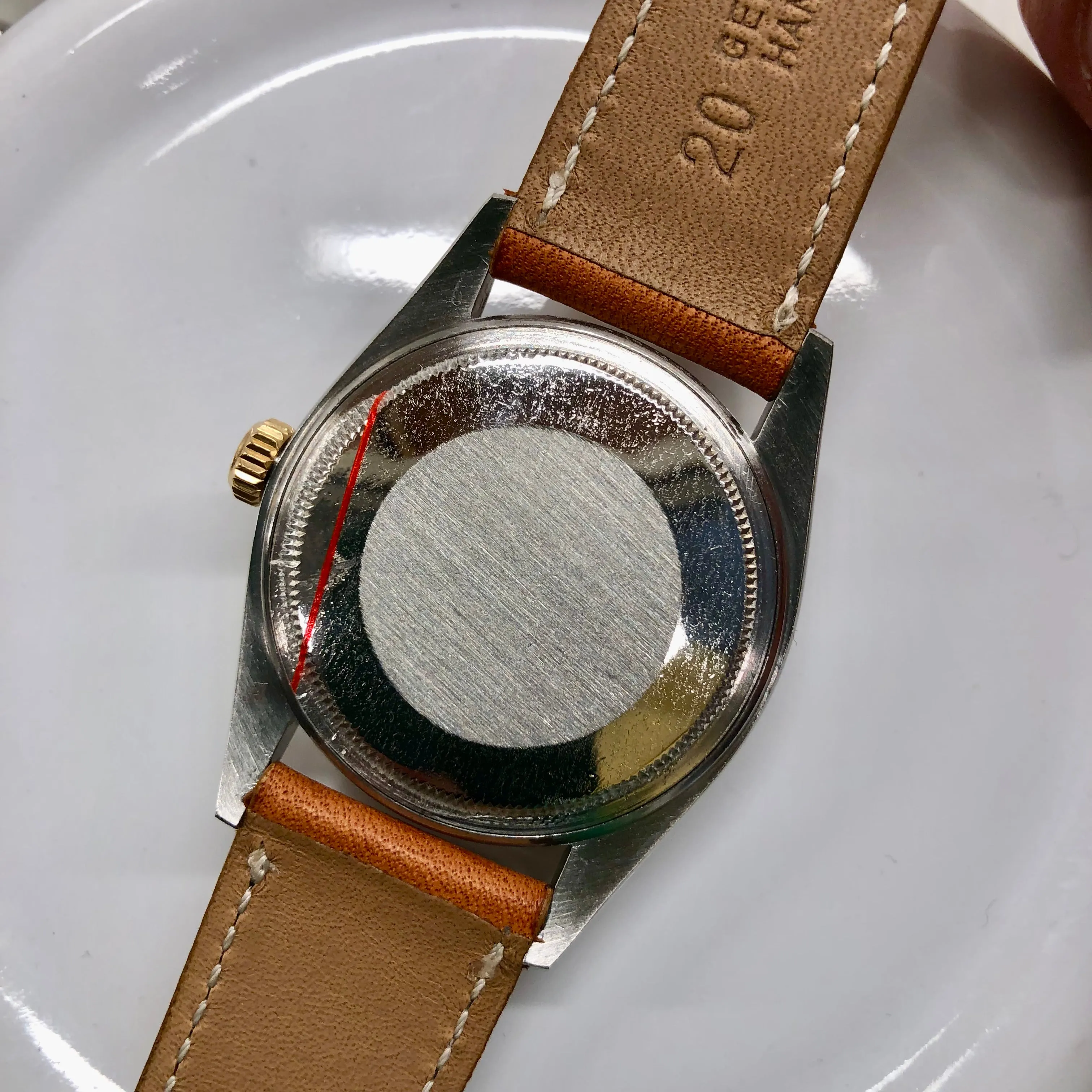 1978 Rolex Datejust 16013 Two Tone Tiffany & Co. Champagne Dial Wristwatch