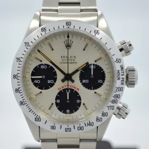 1978 Rolex Daytona Cosmograph 6265 Big Red Chronograph Wristwatch Full Set