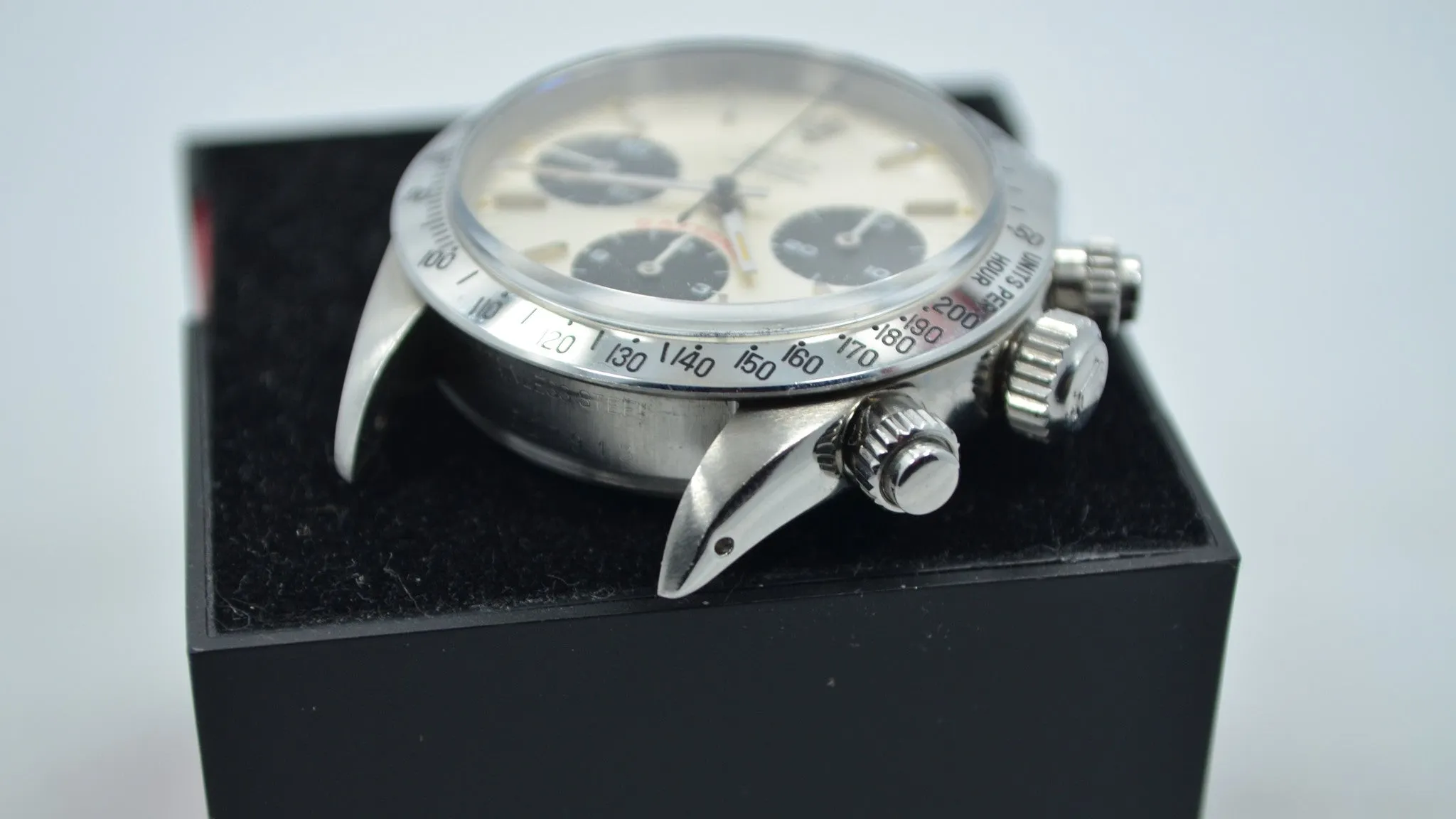 1978 Rolex Daytona Cosmograph 6265 Big Red Chronograph Wristwatch Full Set