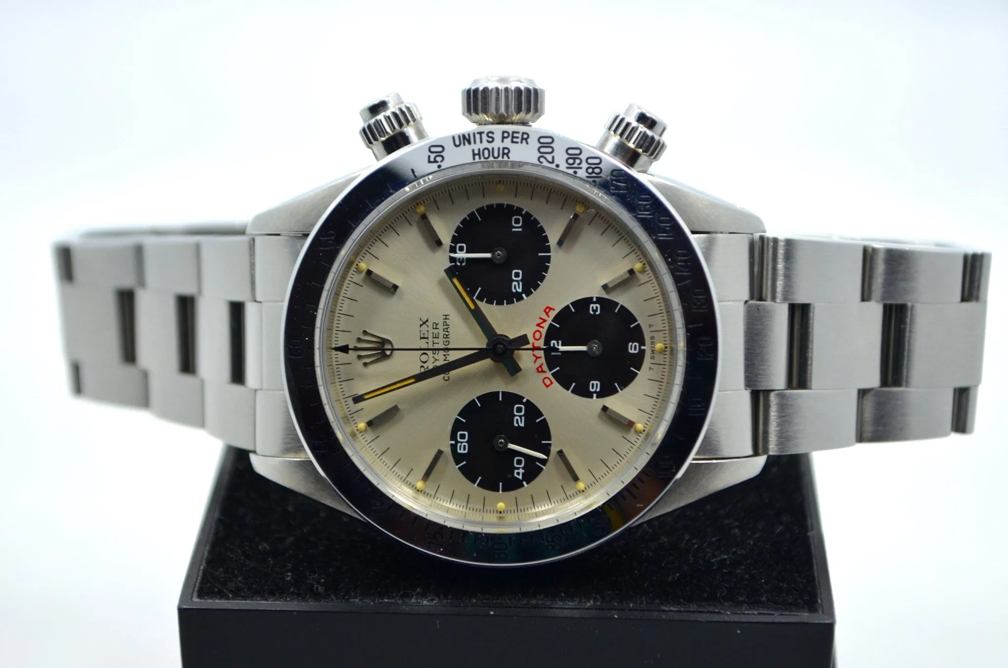 1978 Rolex Daytona Cosmograph 6265 Big Red Chronograph Wristwatch Full Set