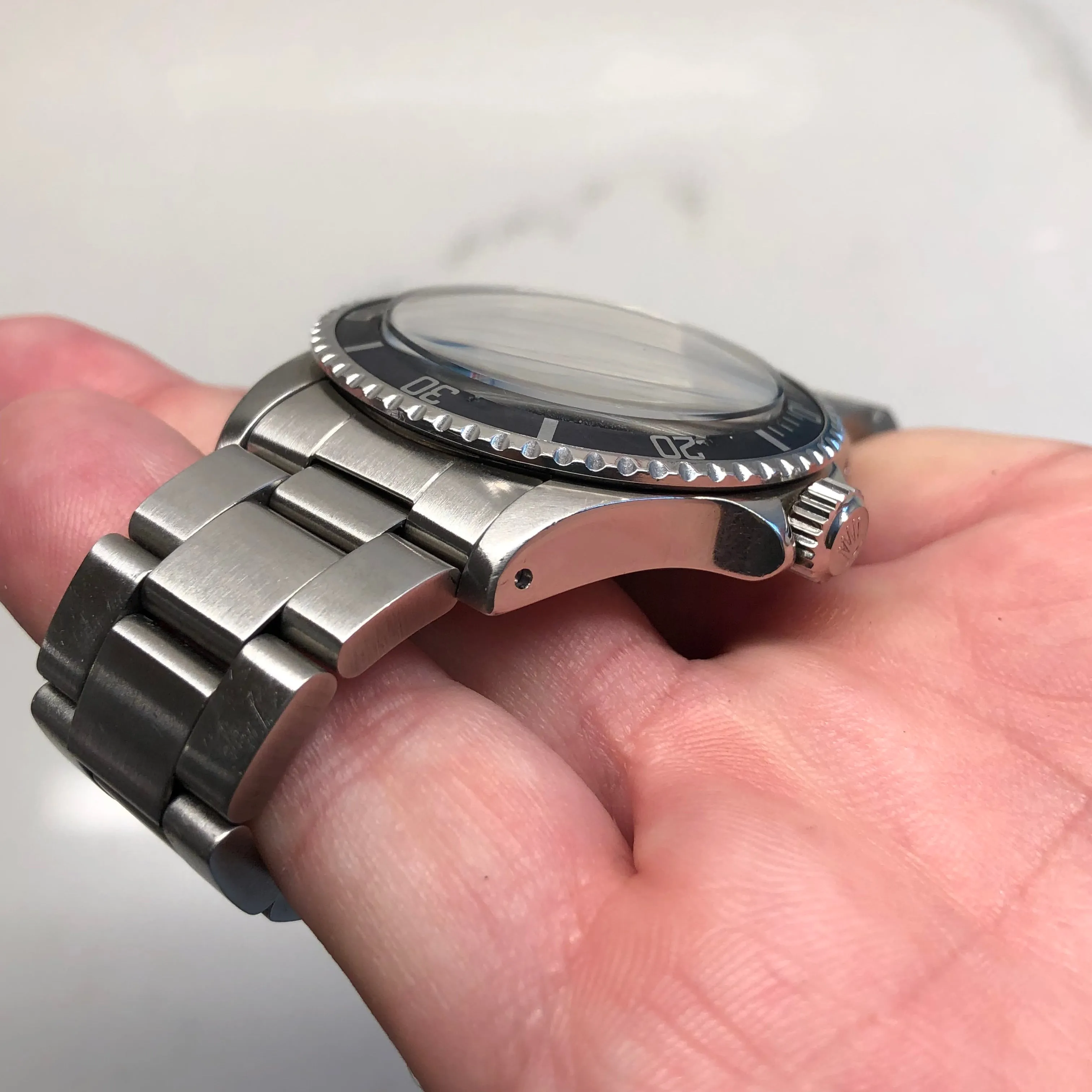 1978 Rolex Submariner 5513 Pre Comex Ghost Insert Steel Wristwatch