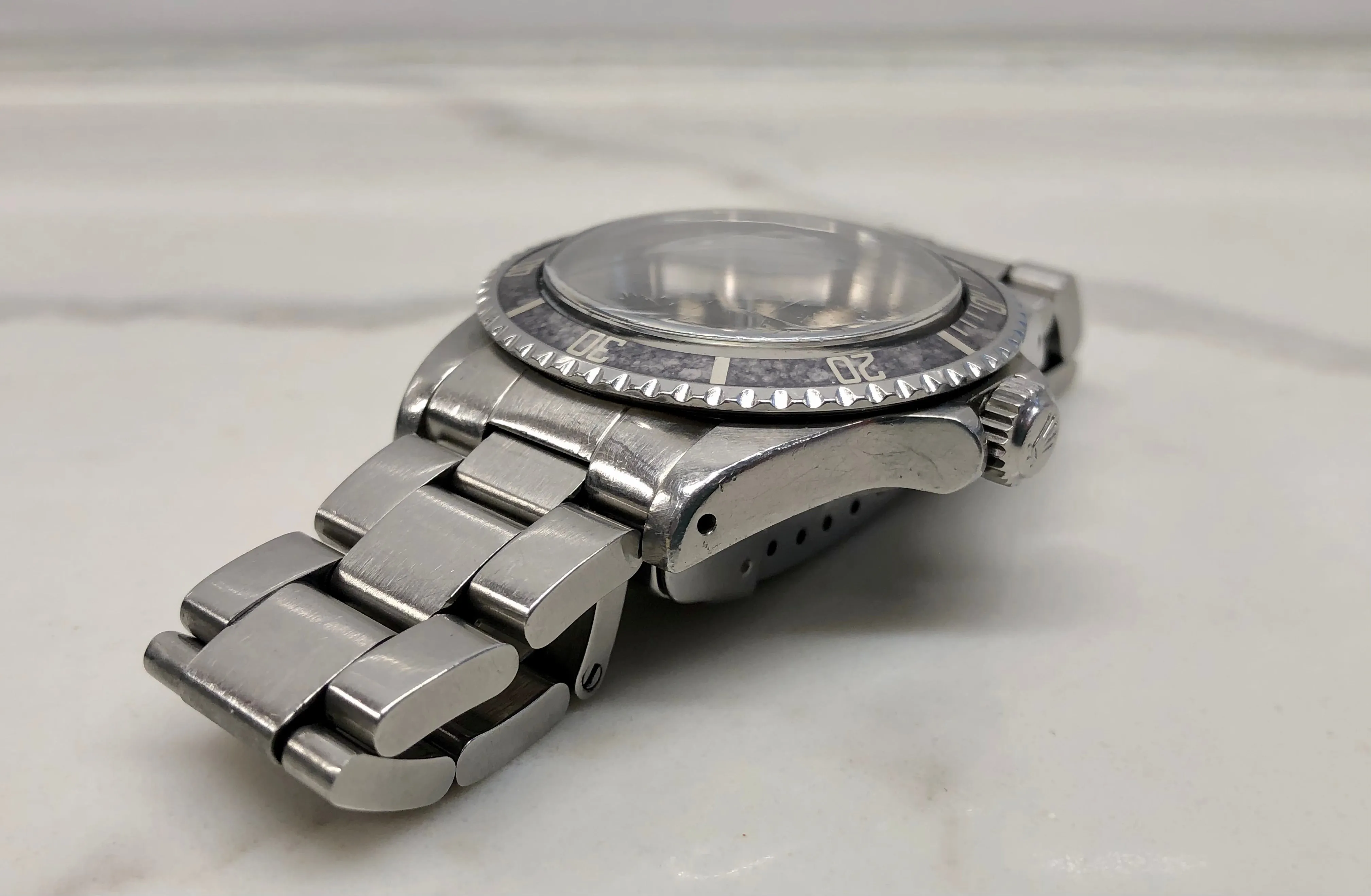 1979 Rolex Submariner 5513 Mk 2 Maxi Dial Stainless Steel Automatic Wristwatch