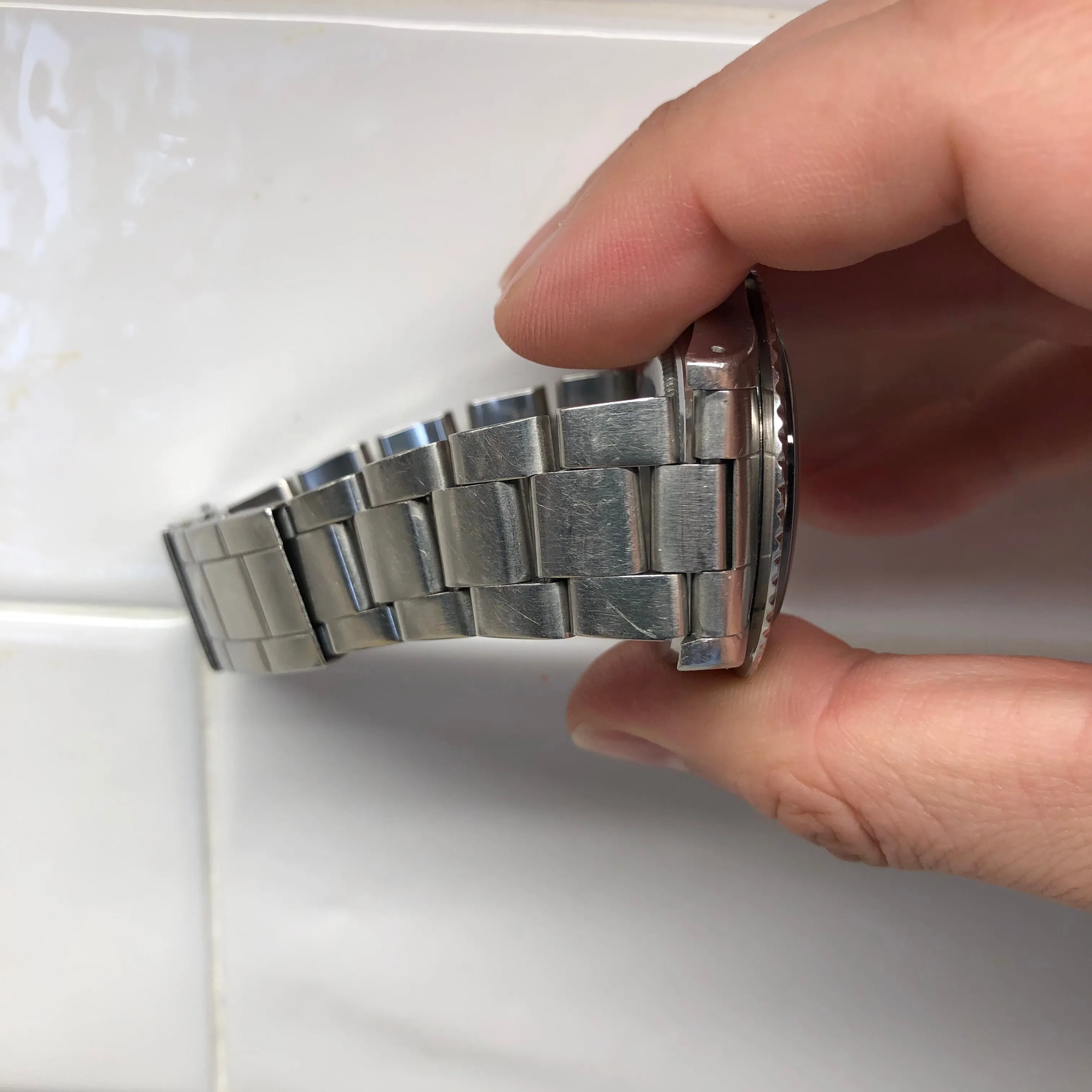 1979 Rolex Submariner 5513 Mk 2 Maxi Dial Stainless Steel Automatic Wristwatch
