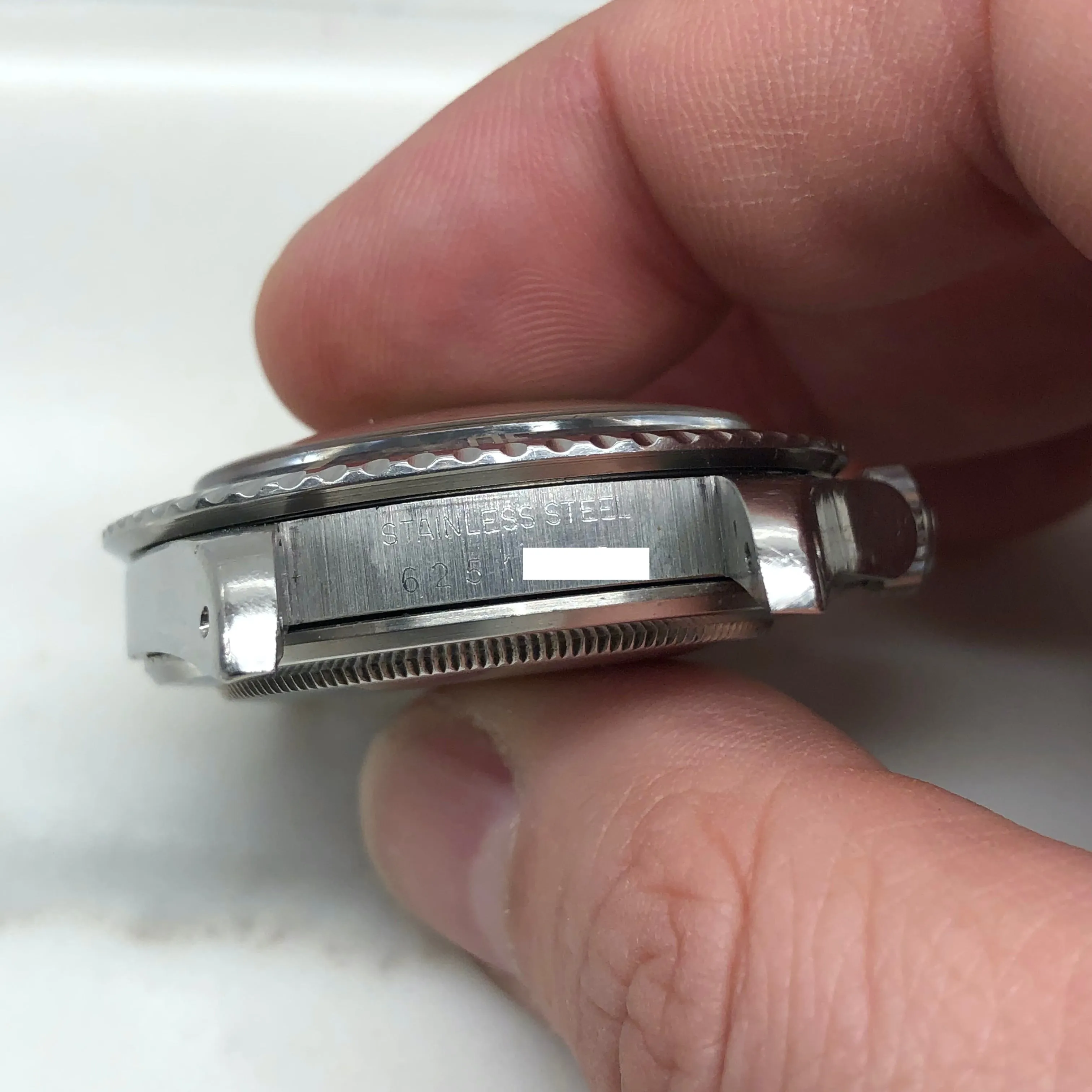 1979 Rolex Submariner 5513 Mk 2 Maxi Dial Stainless Steel Automatic Wristwatch