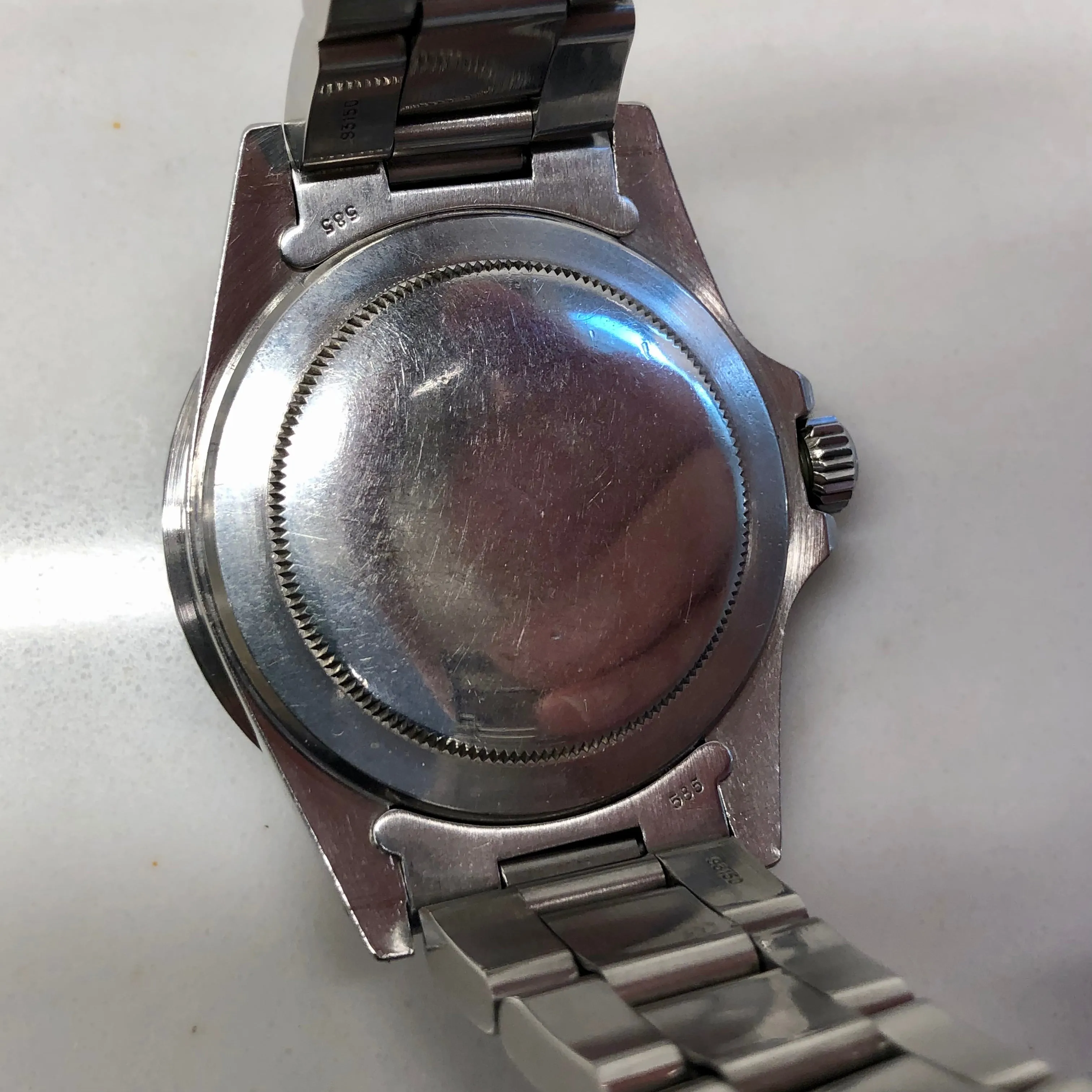1979 Rolex Submariner 5513 Mk 2 Maxi Dial Stainless Steel Automatic Wristwatch